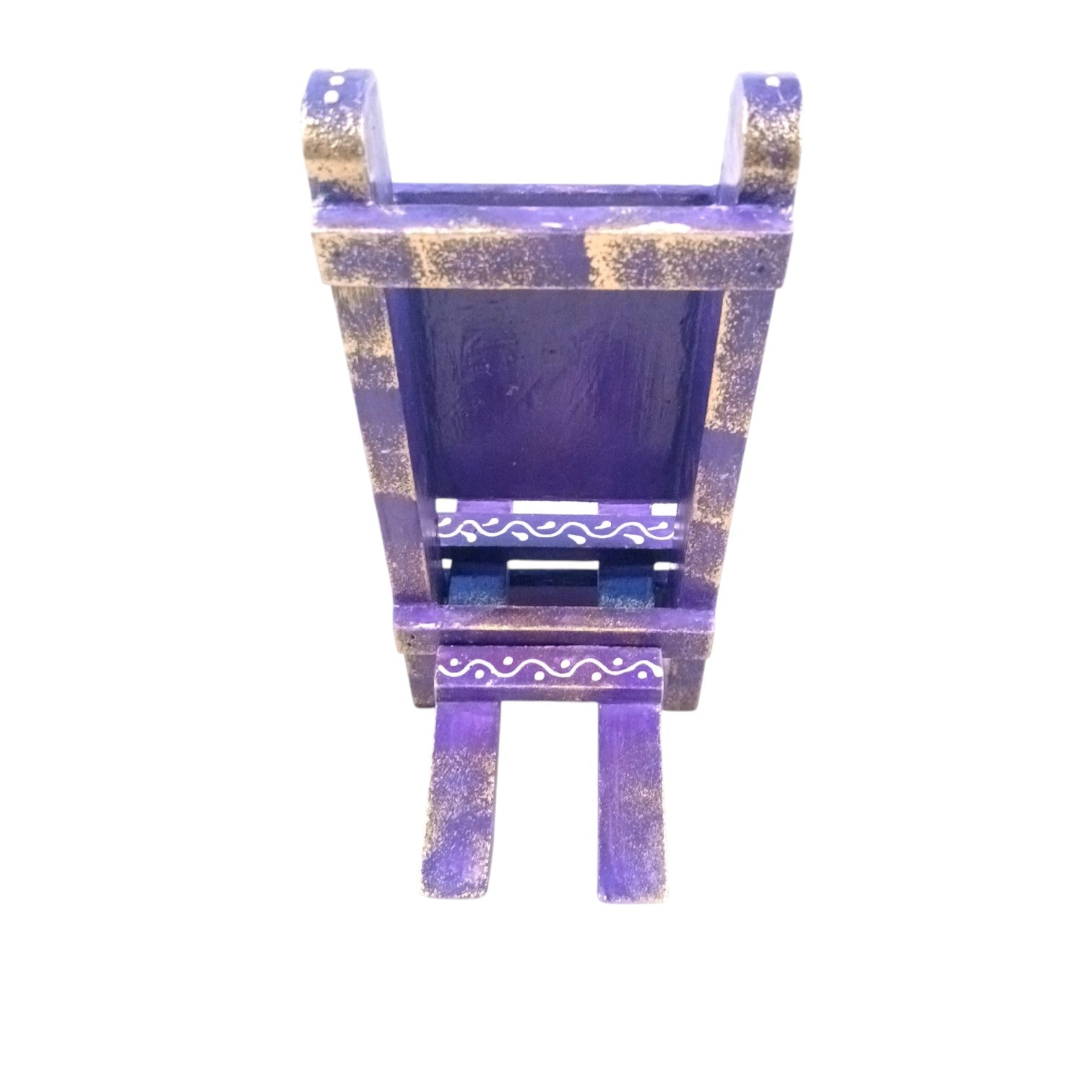 Mobile Holder Folding Mini Chair Showpiece For Desk & Decor - 9 Inch (Pack of 2) - Apkamart