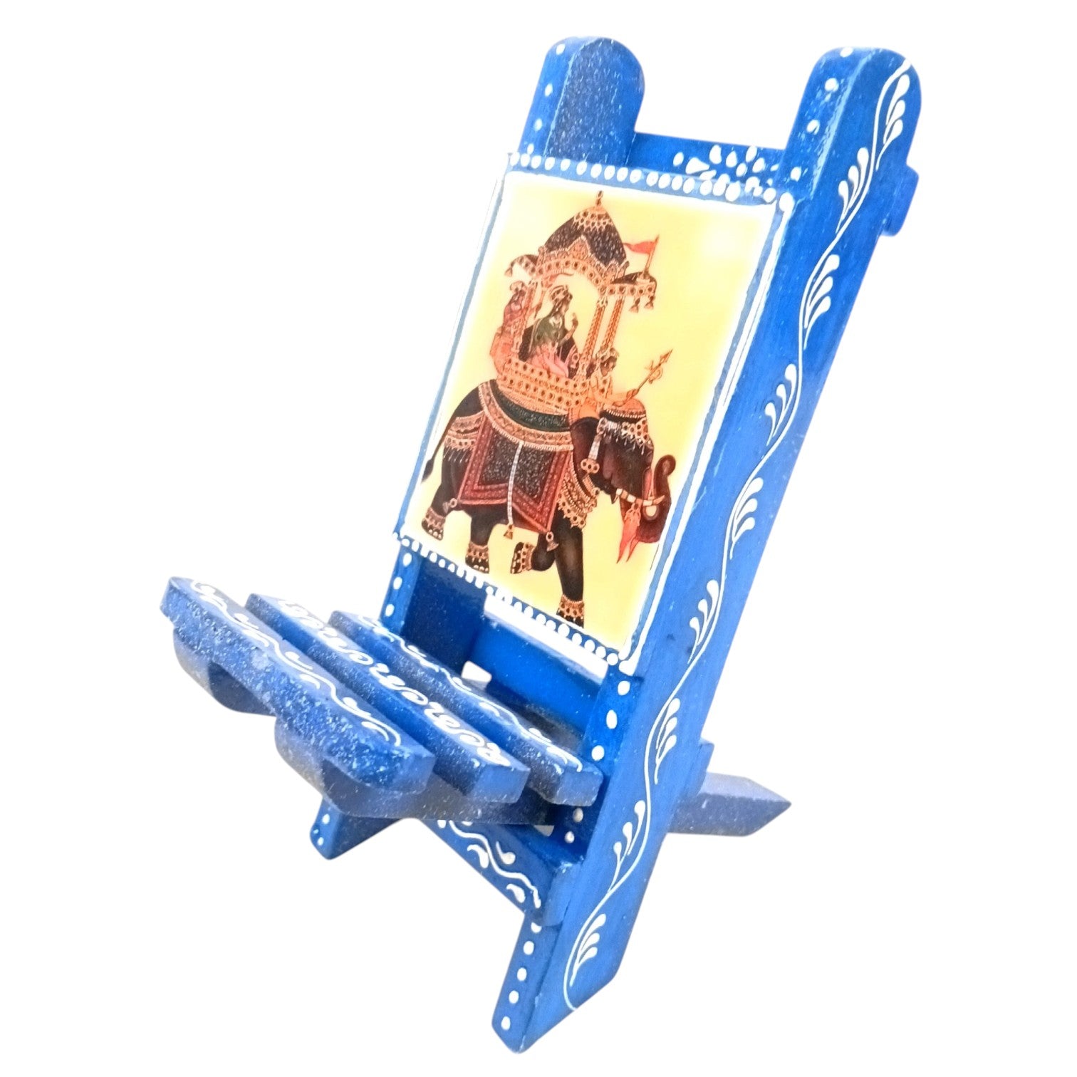 Mobile Holder Folding Mini Chair Showpiece For Desk & Decor - 9 Inch - Apkamart