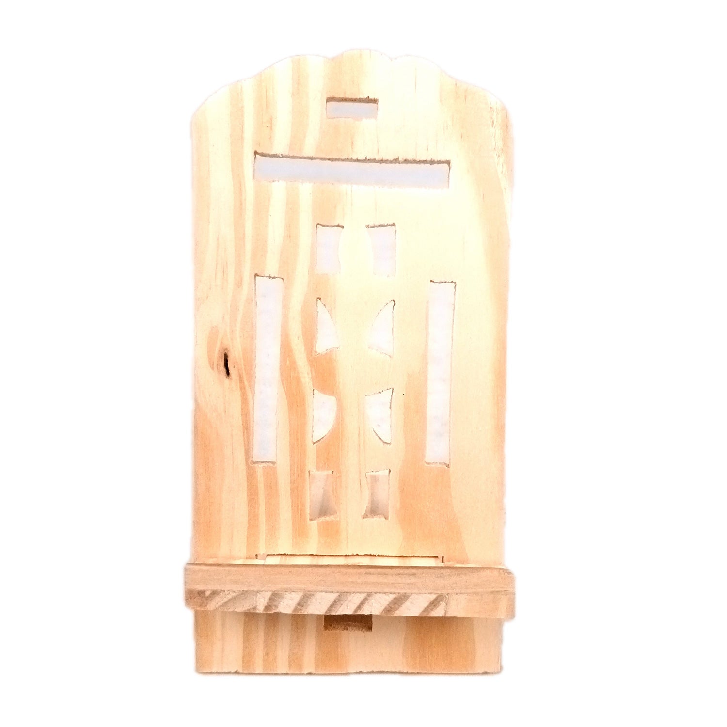 Mobile Holder Stand | Wooden Cell Phone Stand Holder | Desk Organizer - For Table, Bed, Office Desk, Home Decor & Gifts - 7 Inch - Apkamart
