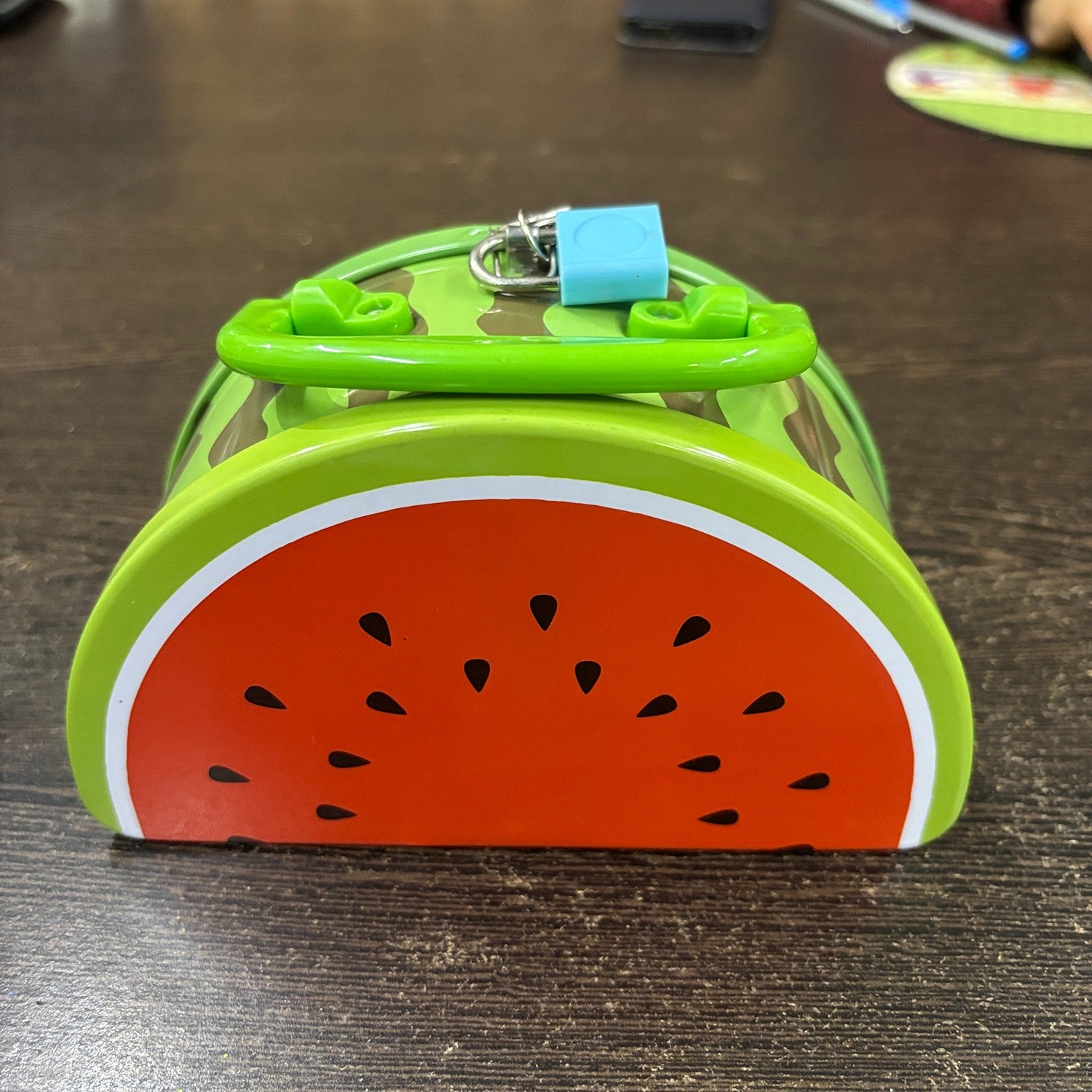 Water Melon Design Piggy Bank with Lock for Kids | Durable Money Bank Gulak for Children | Cute Piggy Bank for Saving & Perfect Return Gift - 6 Inch - Apkamart