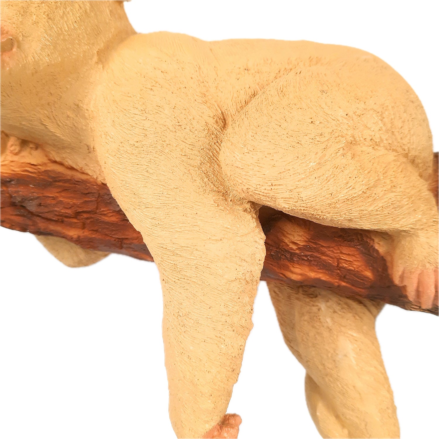 Monkey Hanging on Tree Branch Statue Wall Hanging | Animal Showpiece - For Garden Decor, Home, Living Room, Kids Room & Gifts - 12 Inch - Apkamart