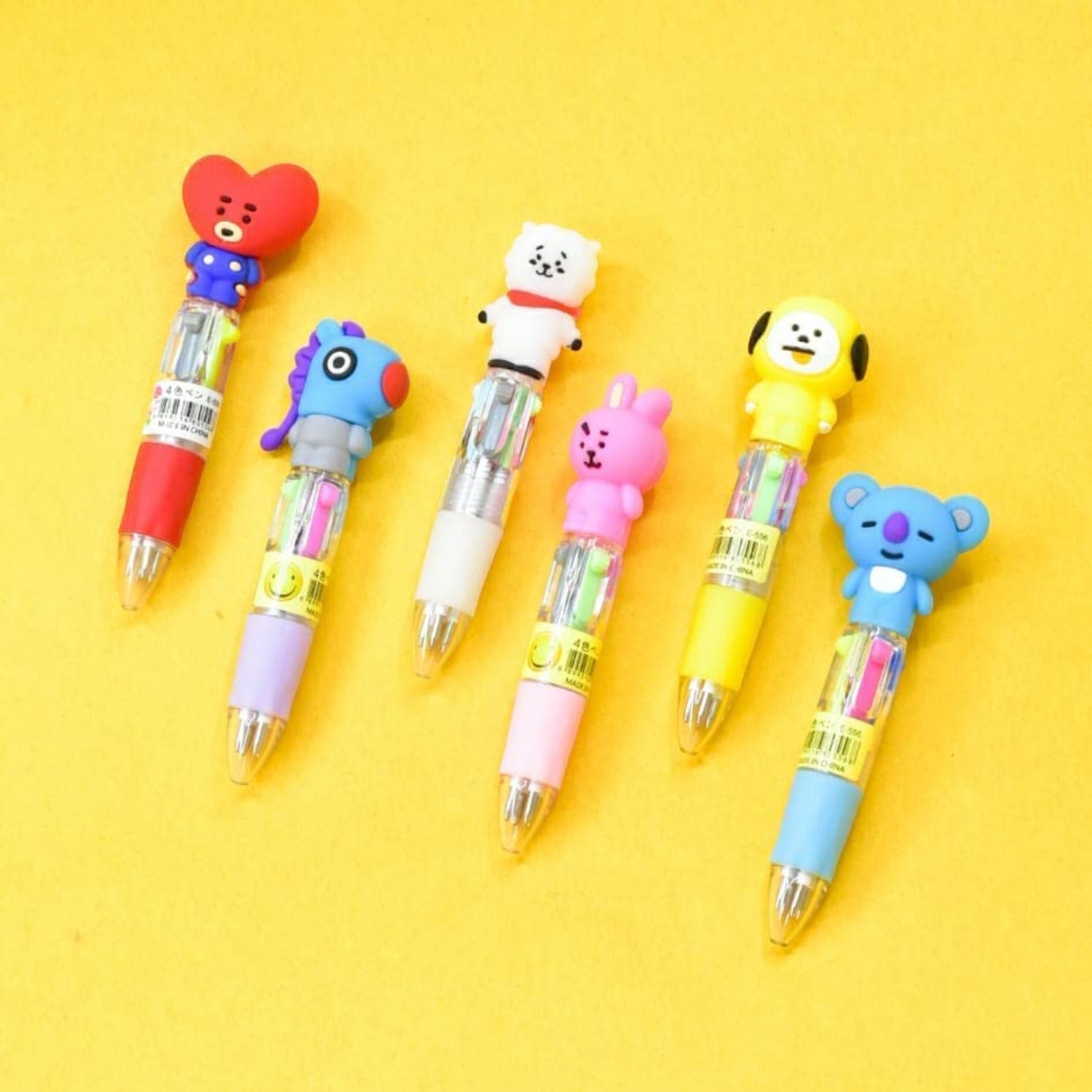 Refill Ball Pen | Ballpoint Pen | Push Button Multicolor Pen - for Students, Kids, Girls, Boys, School, Drawing, Birthday Gift & Return Gifts - Apkamart 