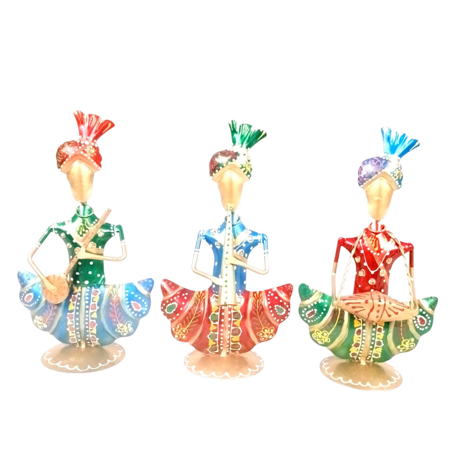 Rajasthani Musician Showpiece Figurine (Set of 3) – 9 Inch