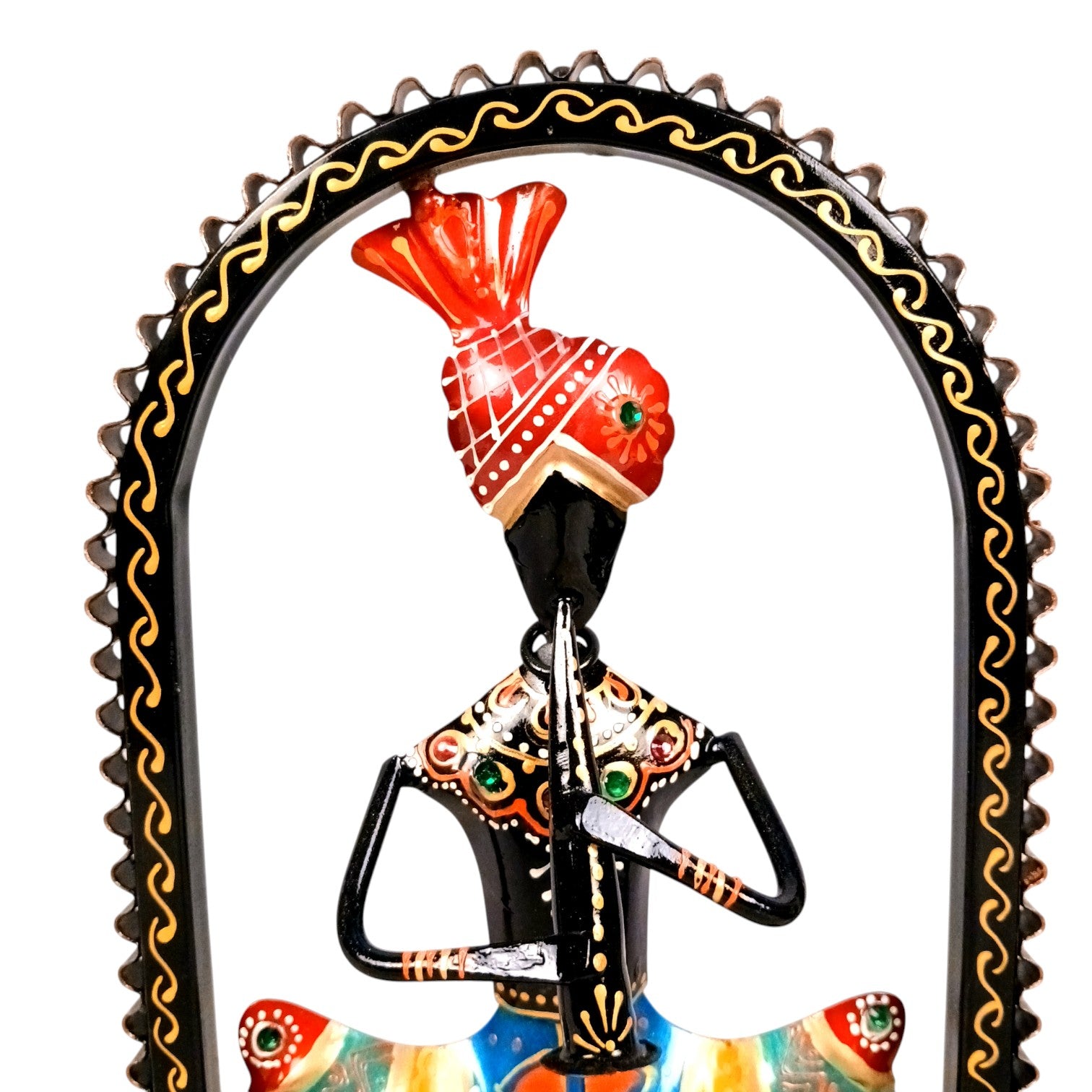 Musician Showpiece Set | Artistic Musician Figurines for Home Decor, Living Room, Table, Shelf & Office | Decorative Statue Set for Gifting - 10 Inch (Set Of 3) - Apkamart