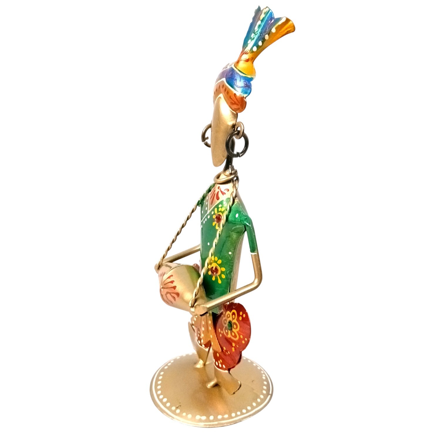 Musician Showpiece Set | Musical Figurines for Home Décor | Decorative Art Showpiece for Living Room, Table & Gifting - 8 Inch (Set Of 3) - Apkamart