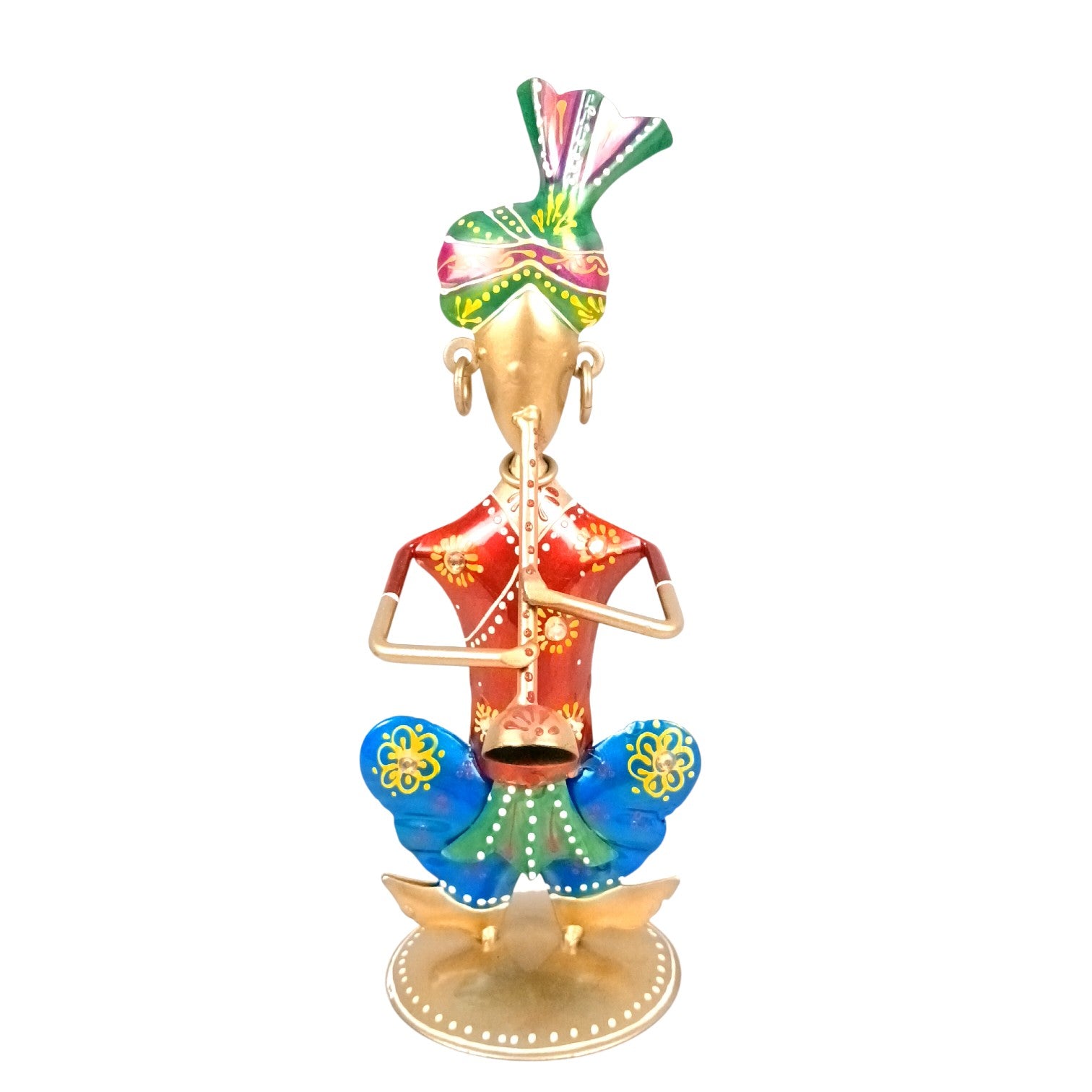 Musician Showpiece Set | Musical Figurines for Home Décor | Decorative Art Showpiece for Living Room, Table & Gifting - 8 Inch (Set Of 3) - Apkamart