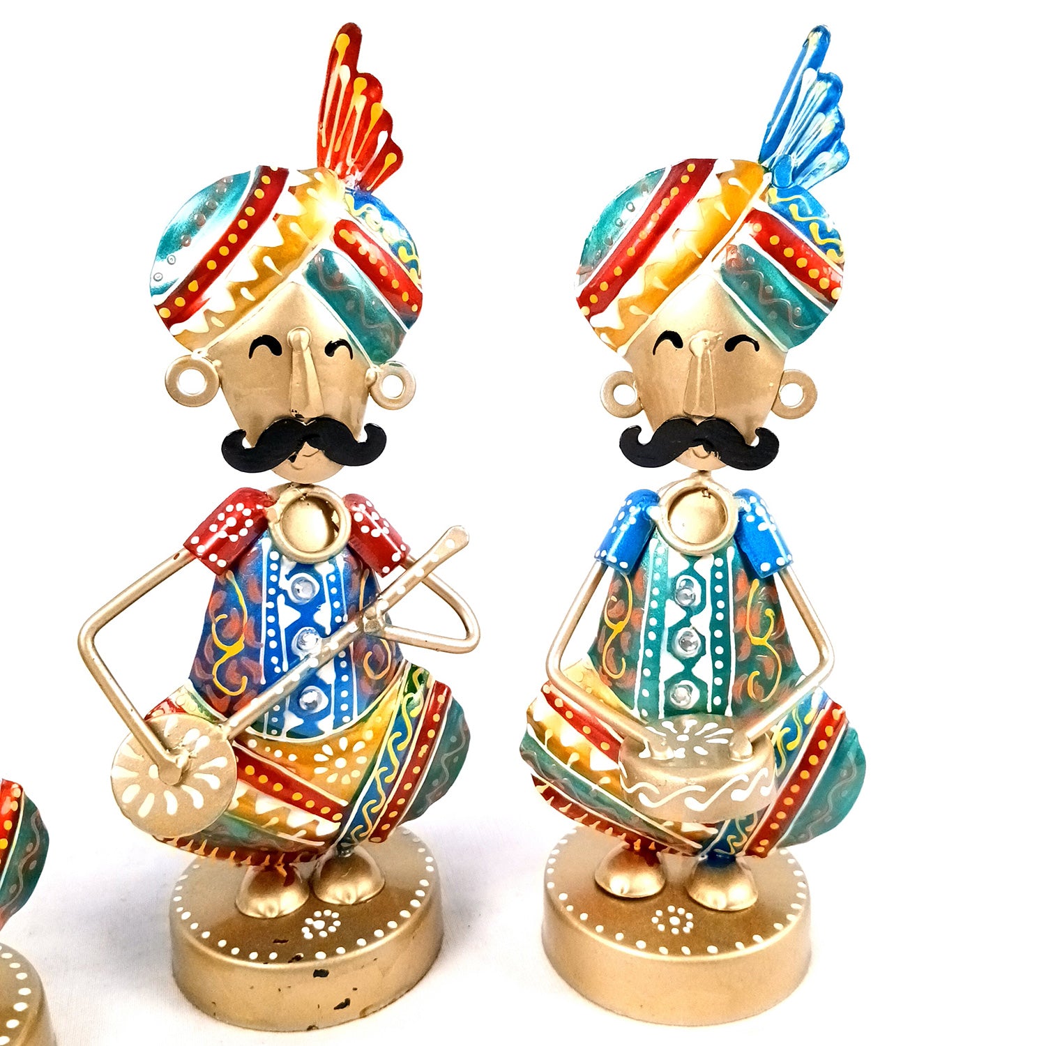 Musician Figurine Showpiece Set | Artifacts for Home, Table, Living Room, TV Unit & Bedroom Office Desk Decor& Gifts - 10 Inch (Pack of 3) - Apkamart #Style_Design 1