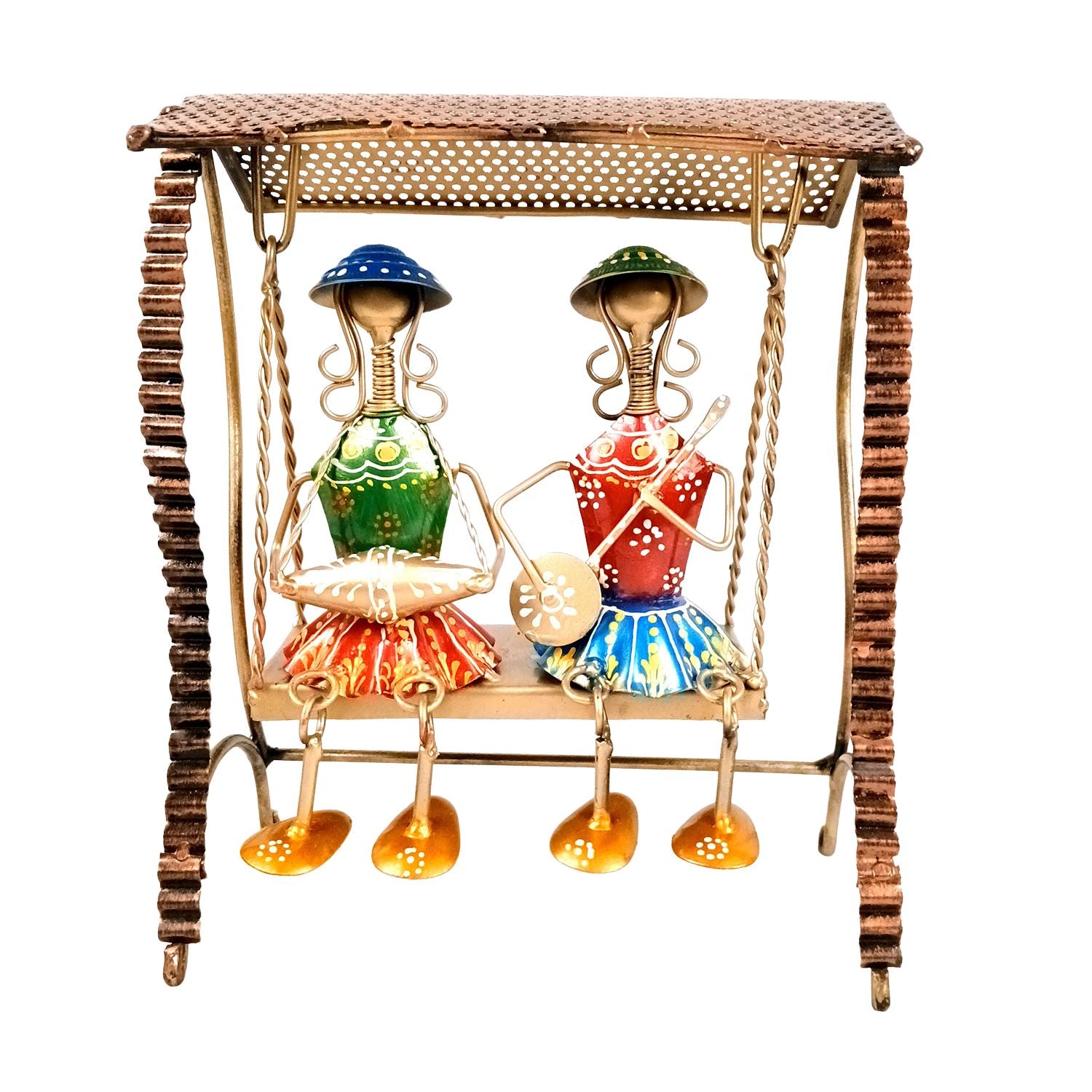 Musician Showpiece | Decorative Figurines With Hanging Legs With Exquisite - for Home, Bedroom, Living Room, Office, Table Decor & Gifts - 11 Inch - Apkamart #Style_Design 1