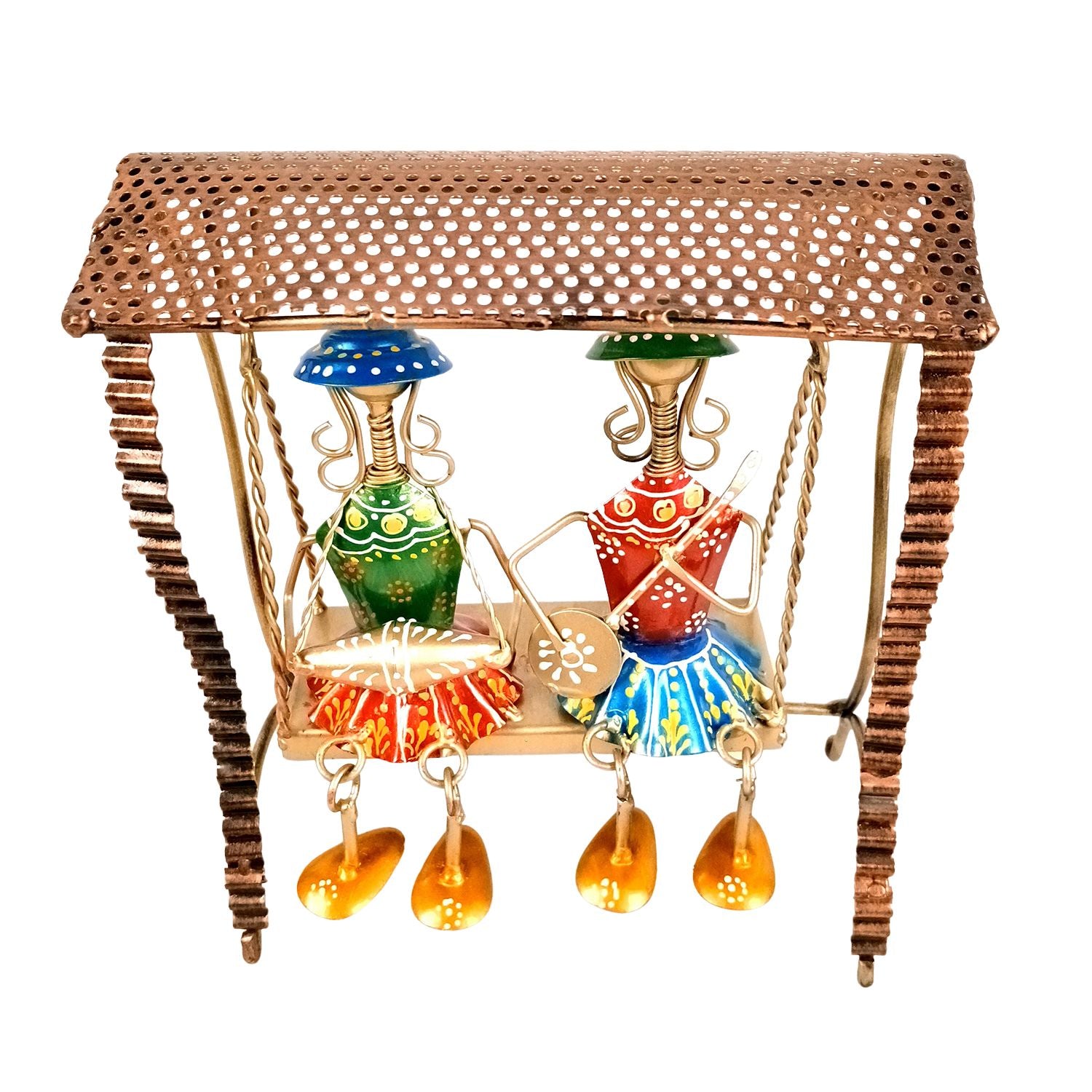 Musician Showpiece | Decorative Figurines With Hanging Legs With Exquisite - for Home, Bedroom, Living Room, Office, Table Decor & Gifts - 11 Inch - Apkamart #Style_Design 1