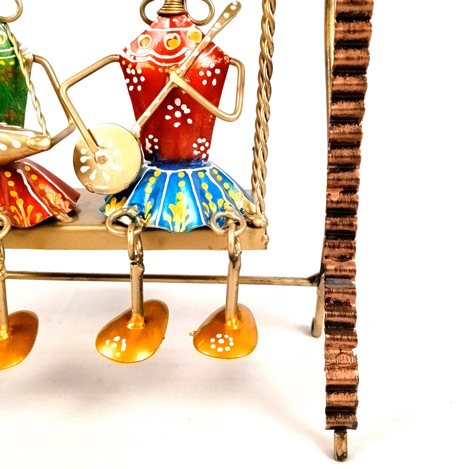 Musician Showpiece | Decorative Figurines With Hanging Legs With Exquisite - for Home, Bedroom, Living Room, Office, Table Decor & Gifts - 11 Inch - Apkamart #Style_Design 1