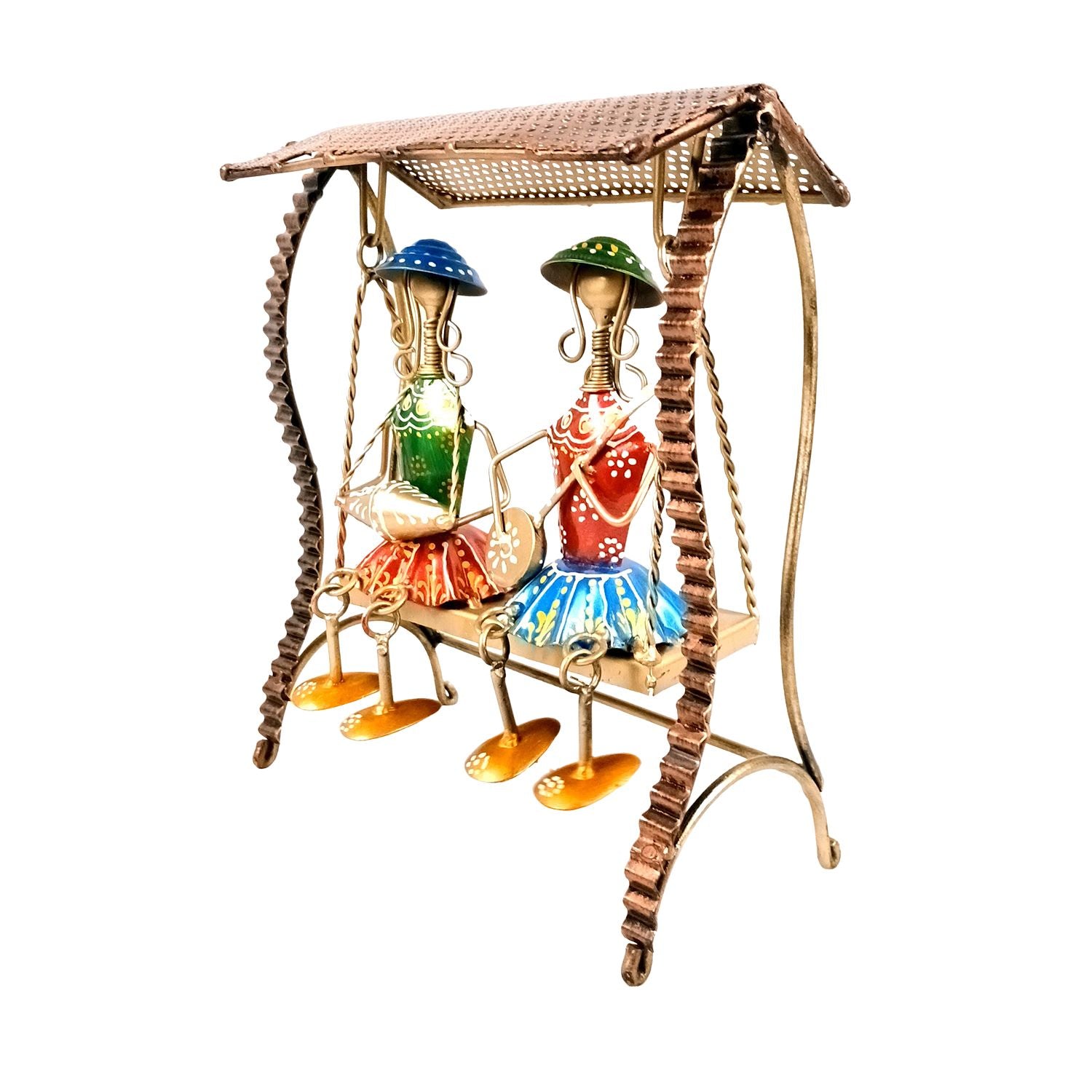 Musician Showpiece | Decorative Figurines With Hanging Legs With Exquisite - for Home, Bedroom, Living Room, Office, Table Decor & Gifts - 11 Inch - Apkamart #Style_Design 1