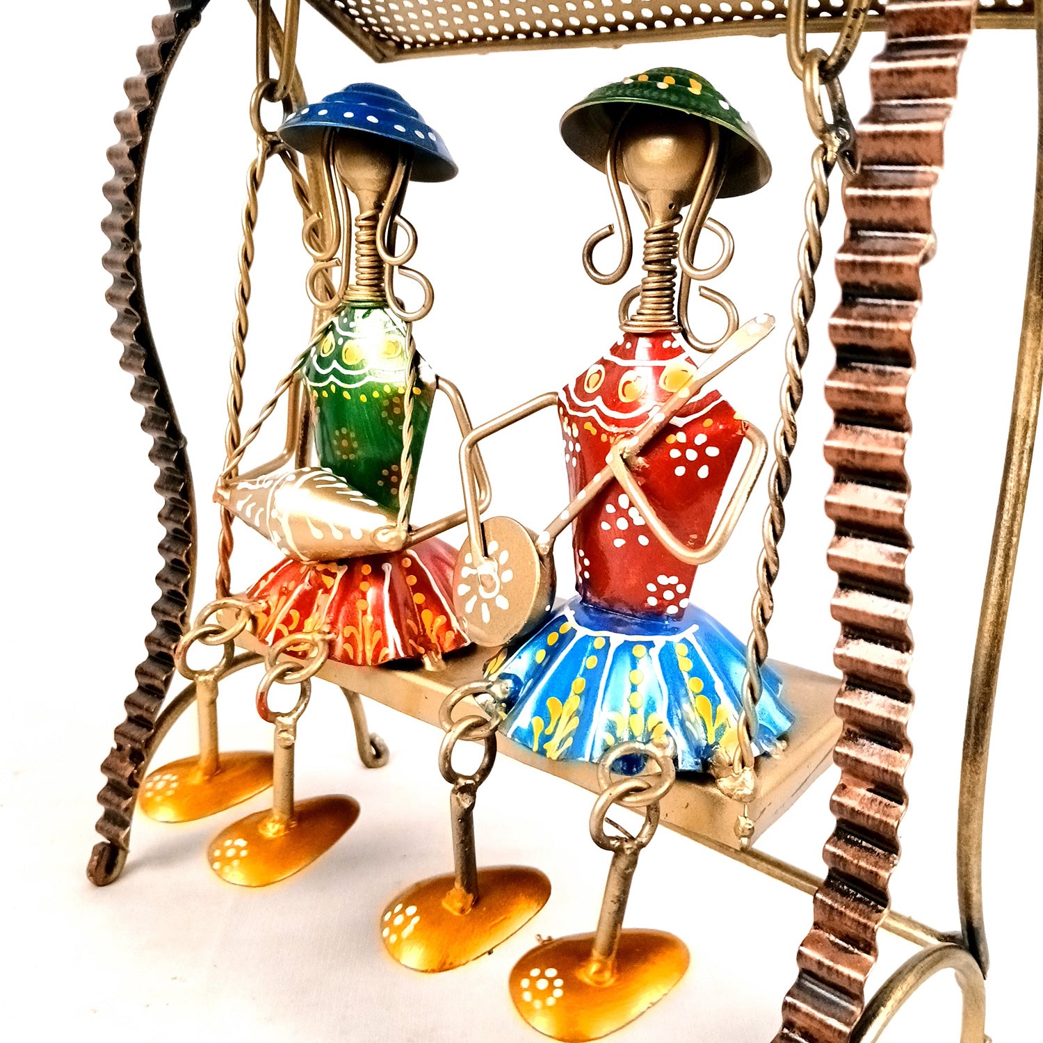 Musician Showpiece | Decorative Figurines With Hanging Legs With Exquisite - for Home, Bedroom, Living Room, Office, Table Decor & Gifts - 11 Inch - Apkamart #Style_Design 1