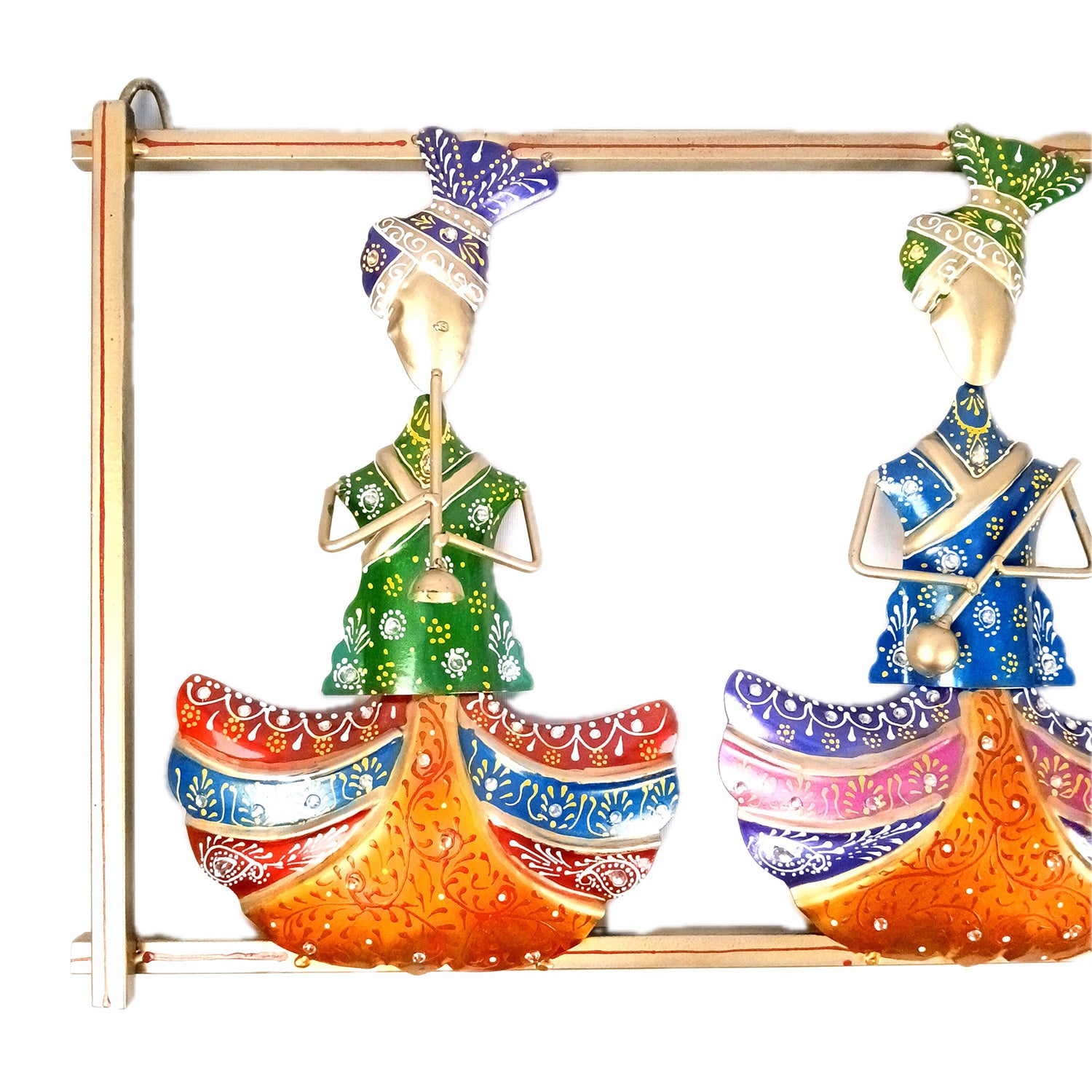 Musician Wall Hanging | Wall Mount Showpiece - For Home, Big Walls, Living Room, Large Spaces, Hotel, Restaurant Decor & Gifts - 42 inch - Apkamart