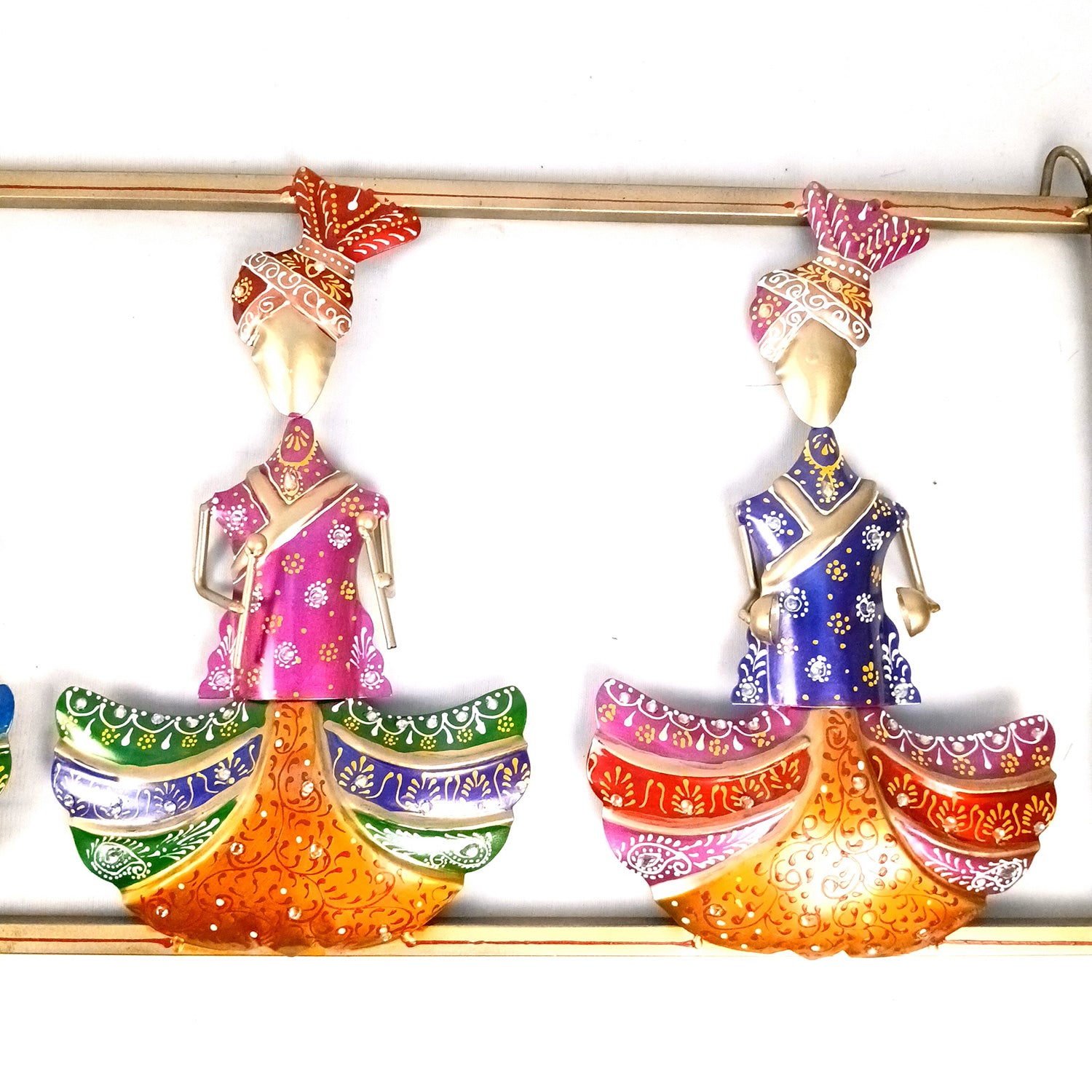 Musician Wall Hanging | Wall Mount Showpiece - For Home, Big Walls, Living Room, Large Spaces, Hotel, Restaurant Decor & Gifts - 42 inch - Apkamart