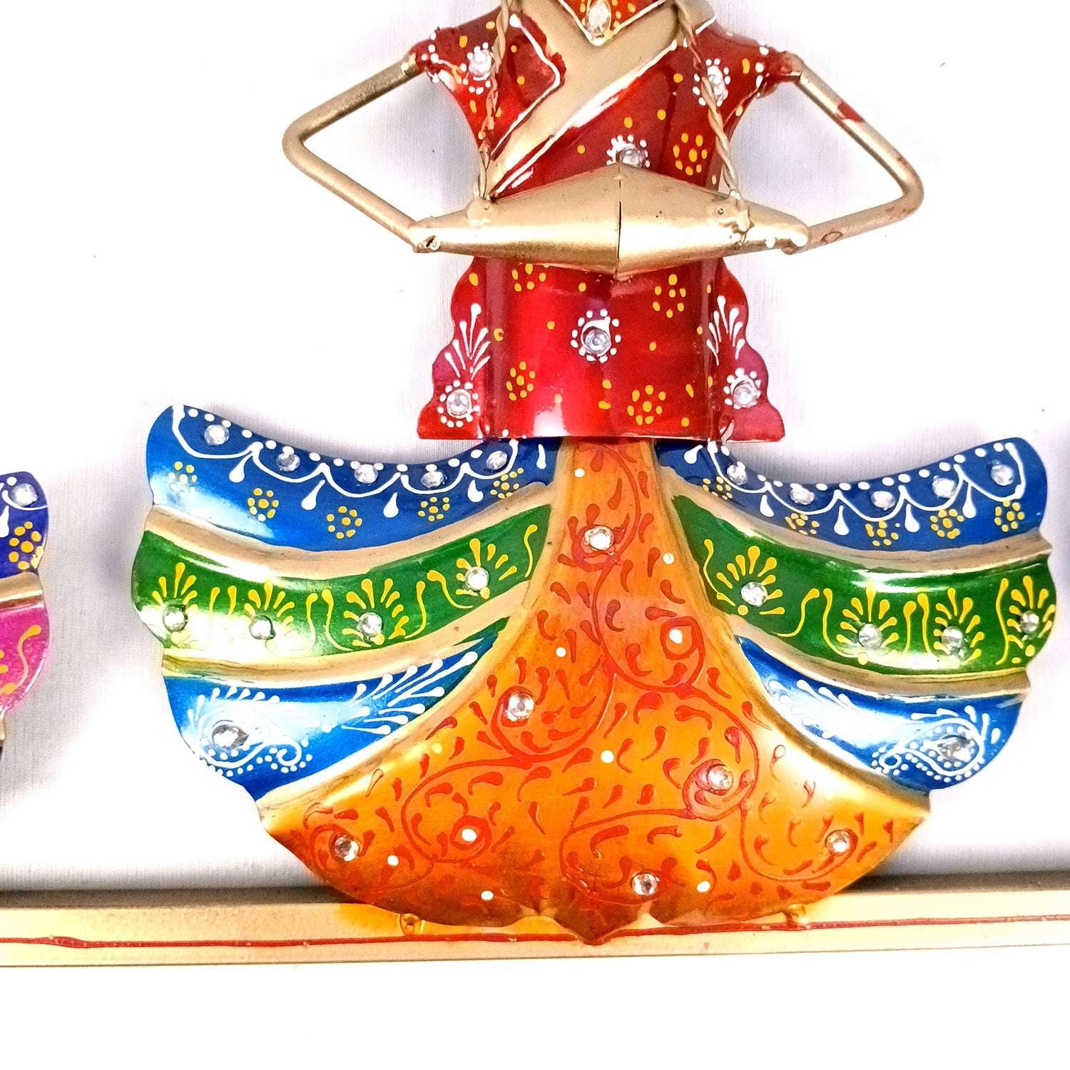 Musician Wall Hanging | Wall Mount Showpiece - For Home, Big Walls, Living Room, Large Spaces, Hotel, Restaurant Decor & Gifts - 42 inch - Apkamart