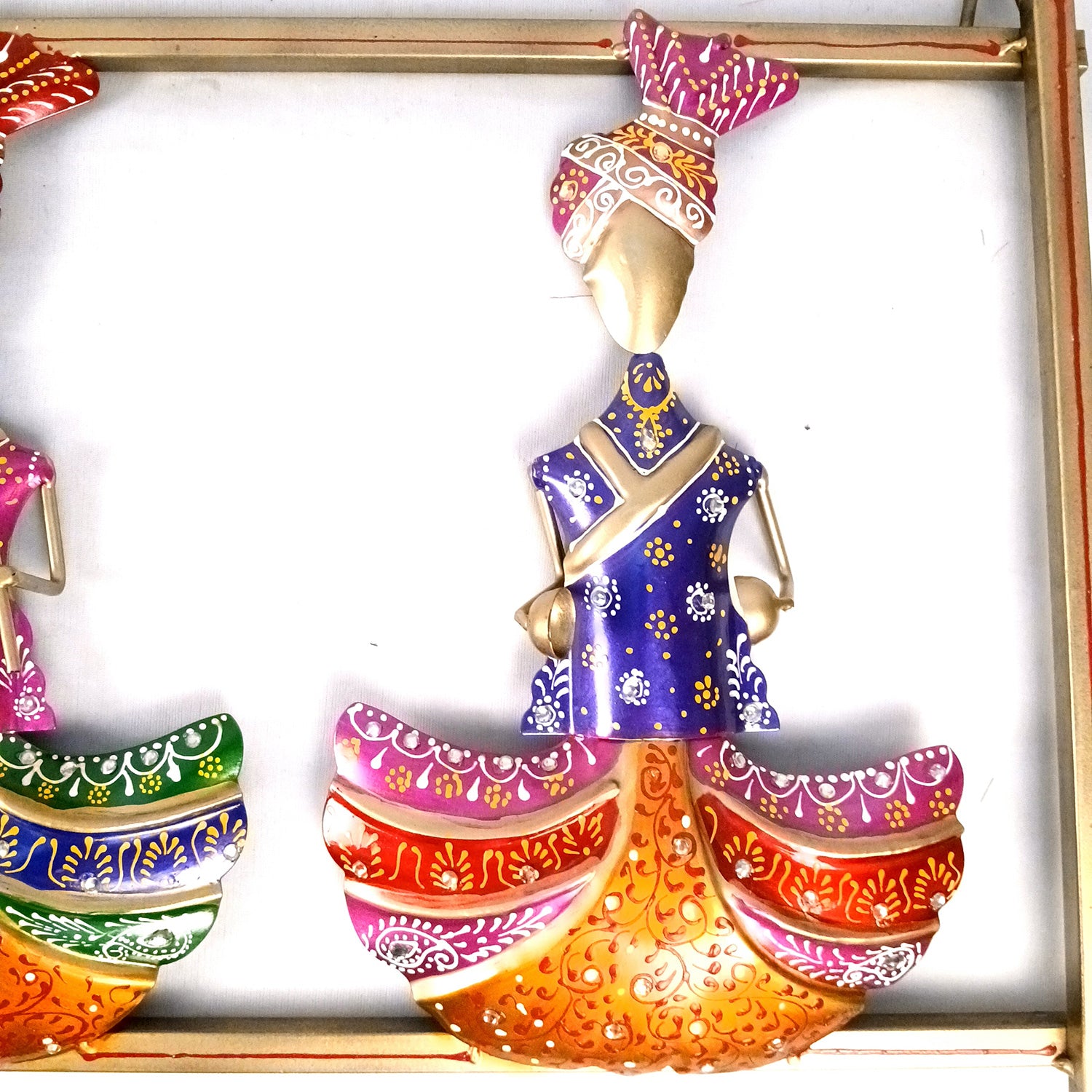 Musician Wall Hanging | Wall Mount Showpiece - For Home, Big Walls, Living Room, Large Spaces, Hotel, Restaurant Decor & Gifts - 42 inch - Apkamart