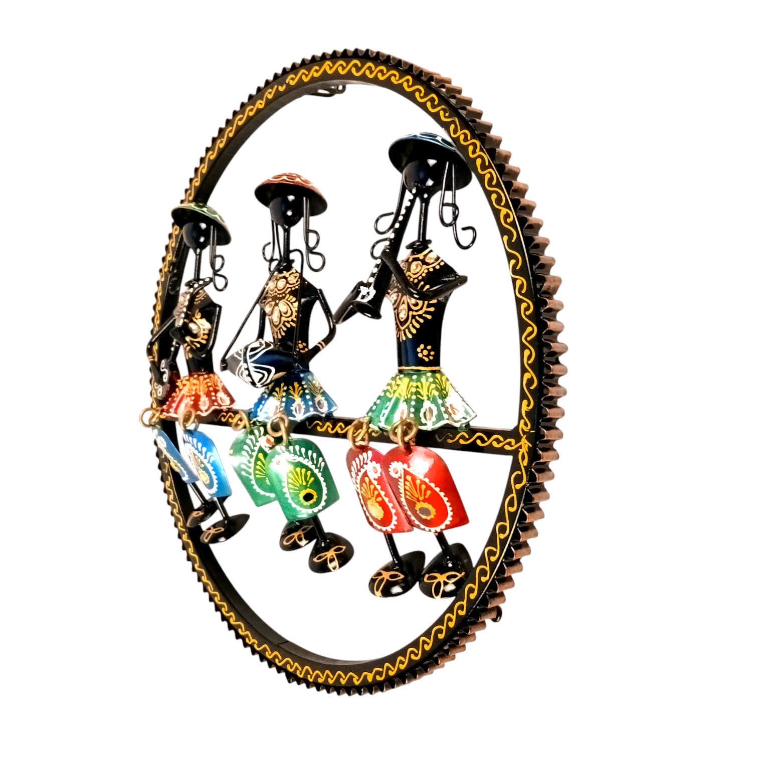 Musician Wall Hanging | Decorative Wall Art Showpiece | Wall Decor for Living Room, Entrance, Home & Office Decoration | Traditional Wall Hanging Gift - 15 Inch - Apkamart