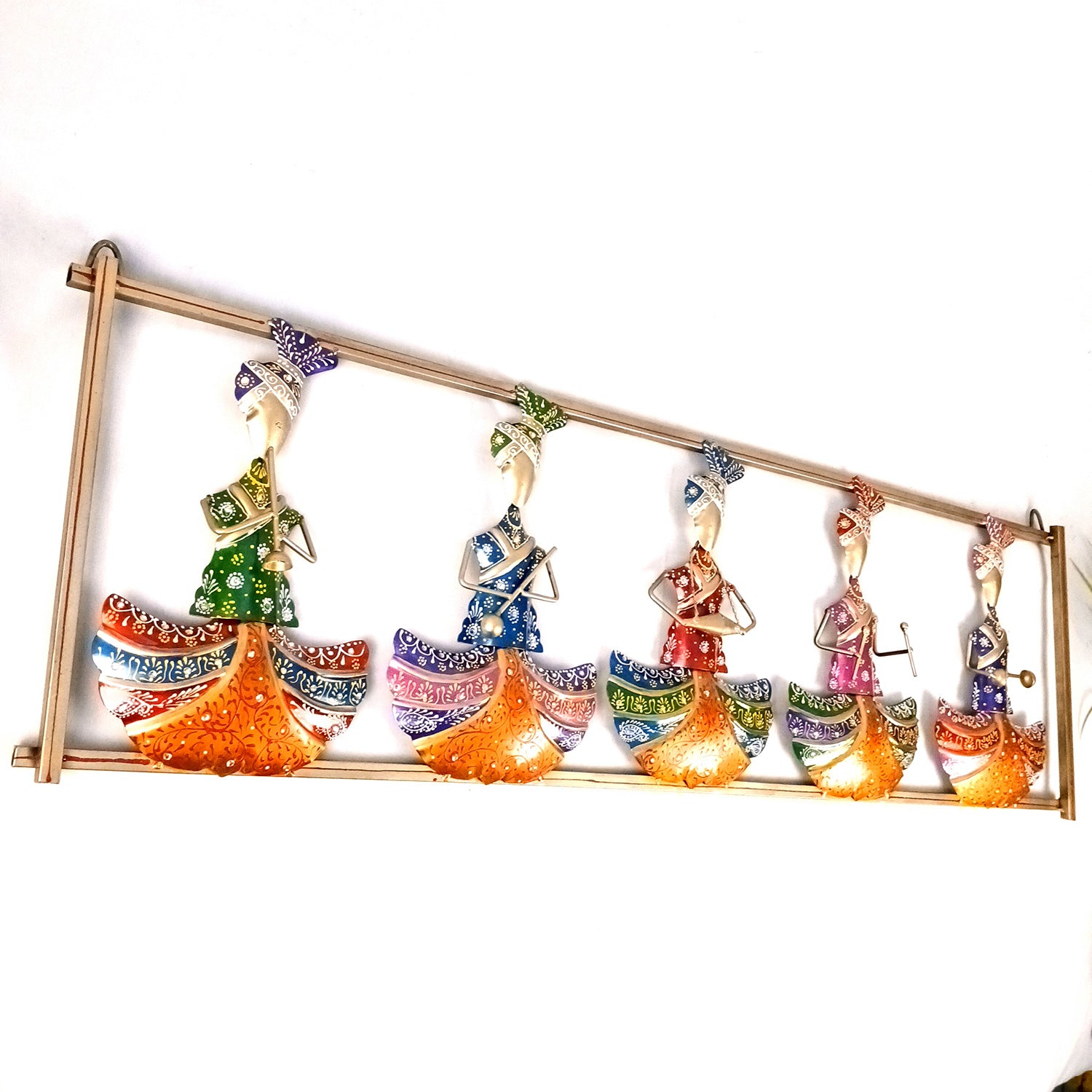 Musician Wall Hanging | Wall Mount Showpiece - For Home, Big Walls, Living Room, Large Spaces, Hotel, Restaurant Decor & Gifts - 42 inch - Apkamart