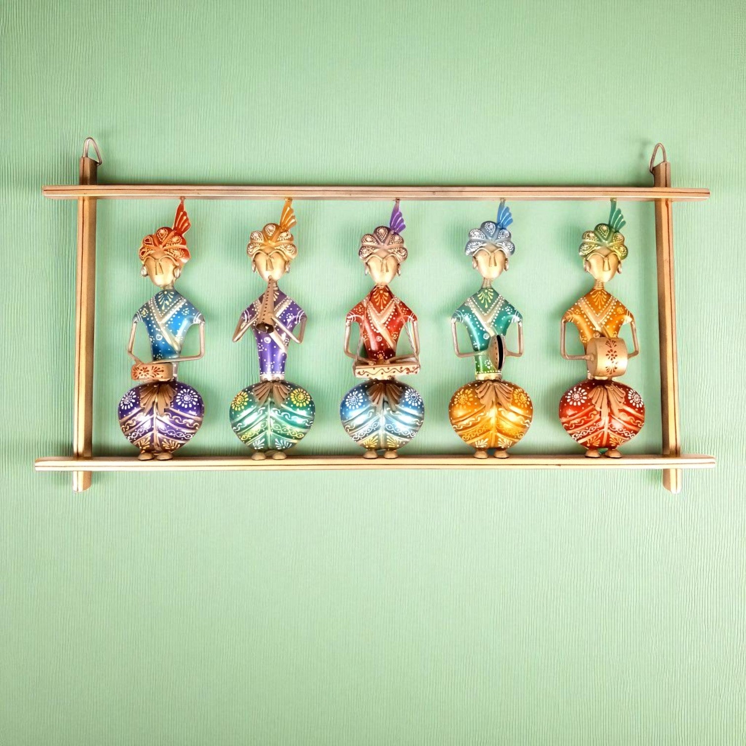 Musician Wall Hanging for Home Decor | Decorative Wall Art Showpiece for Living Room, Bedroom & Office | Traditional & Modern Home Decoration - 28 Inch - Apkamart