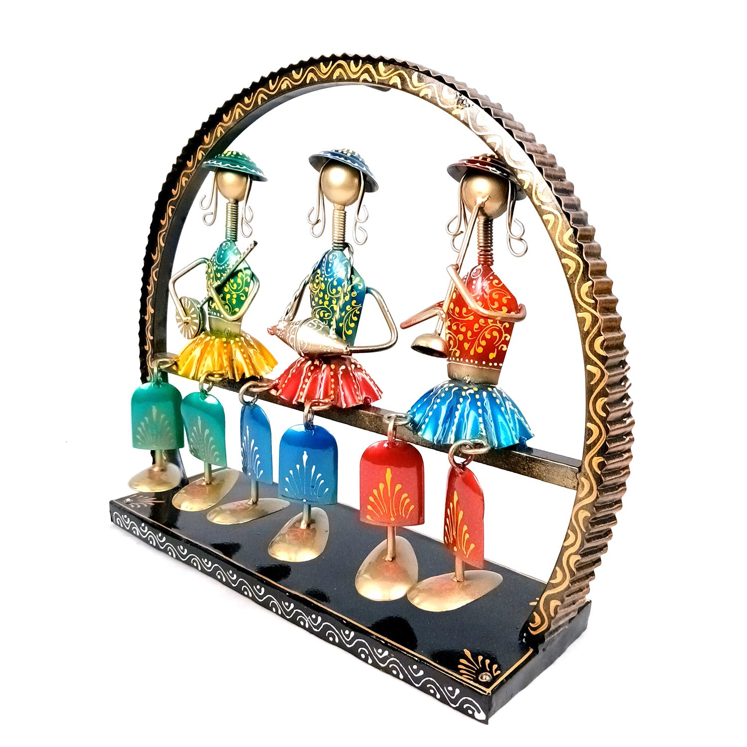 Musician Showpiece Sitting On Swing Design | Decorative Figurines With Hanging Legs - for Home, Bedroom, Living Room, Office, Table Decor & Gifts - Apkamart #Style_design 1