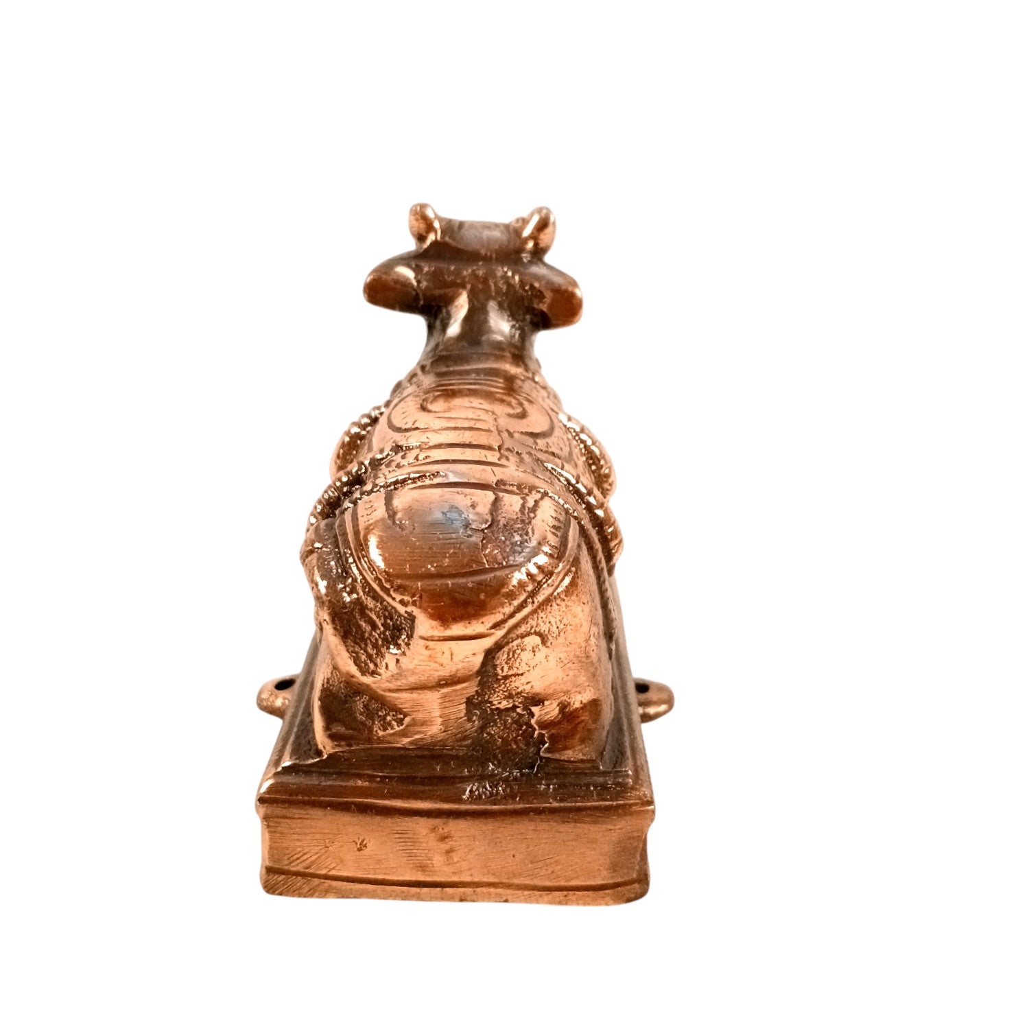 Nandi Statue for Home Decor | Handicraft Bull Idol | Spiritual Showpiece for Living Room, Temple & Tabletop | Premium Decorative Figurine for Gifting & Decoration - 5 Inch - Apkamart