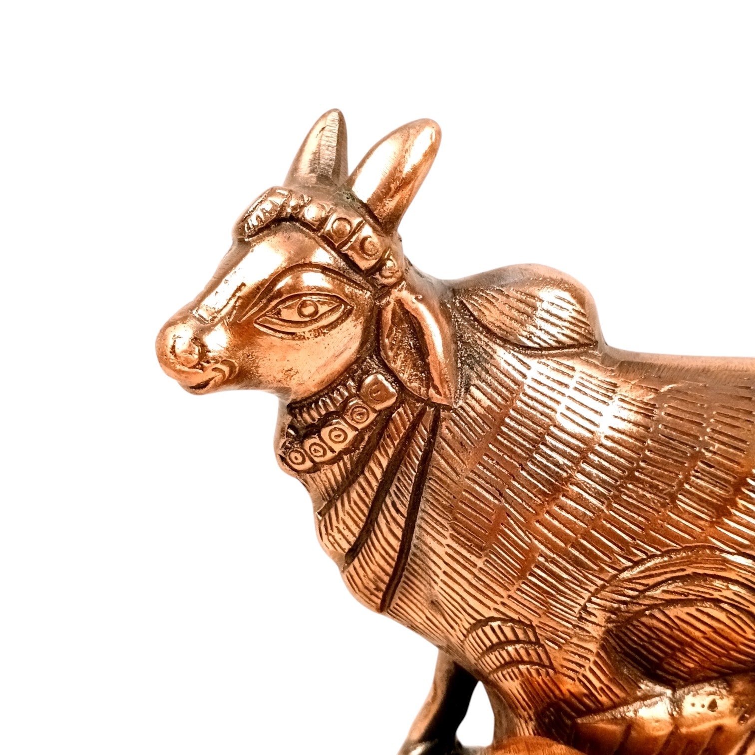 Cow Statue for Home Decor | Holy Cow & Calf Idol | Decorative Cow Figurine for Pooja Room, Living Room & Gifting - 10 Inch - Apkamart