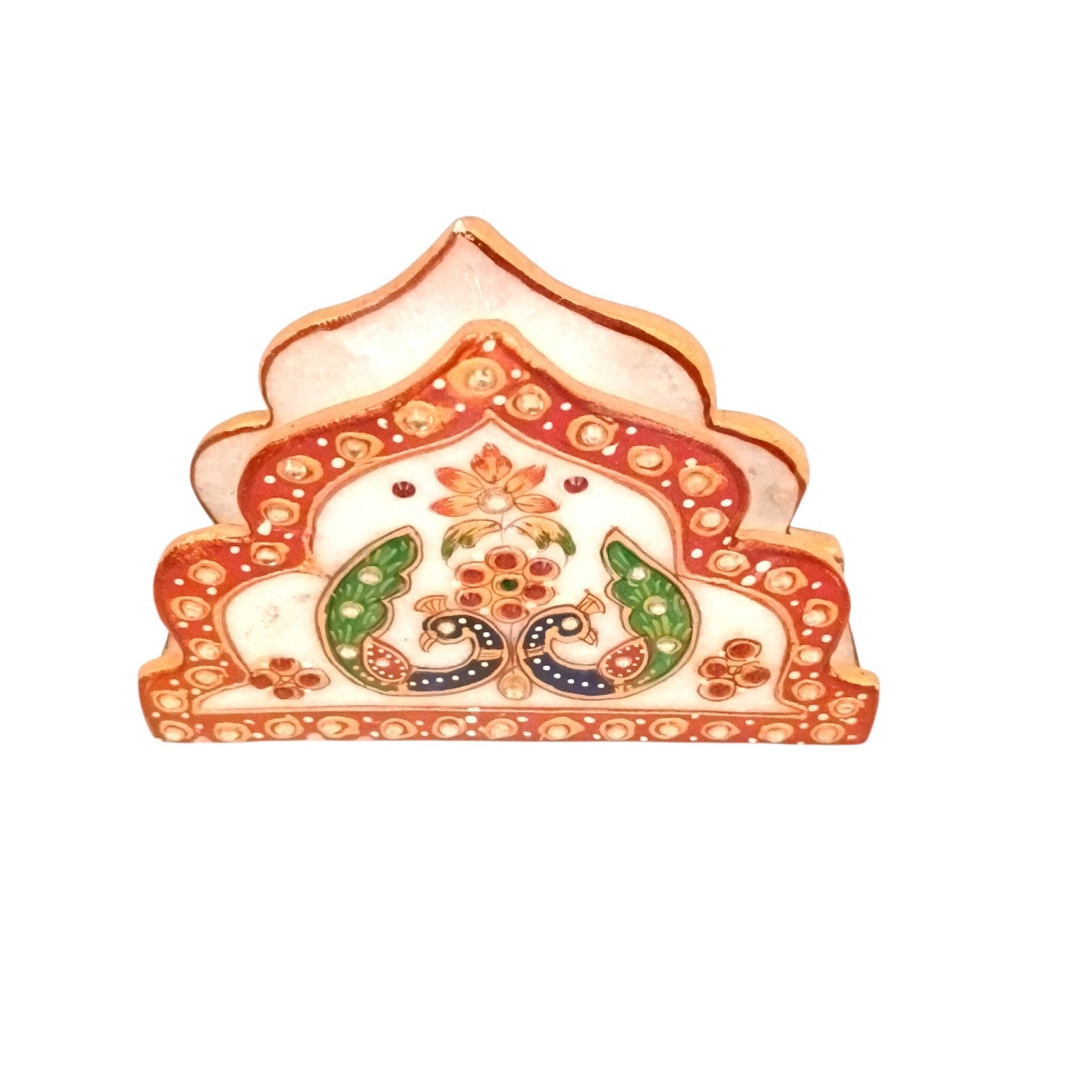 Marble Napkin Holder for Dining Decor – 4 Inch