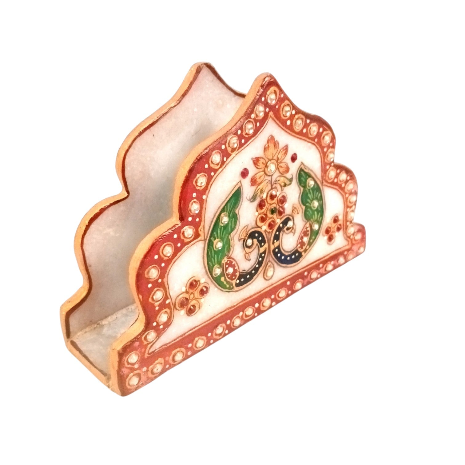 Marble Napkin Holder for Dining Decor – 4 Inch
