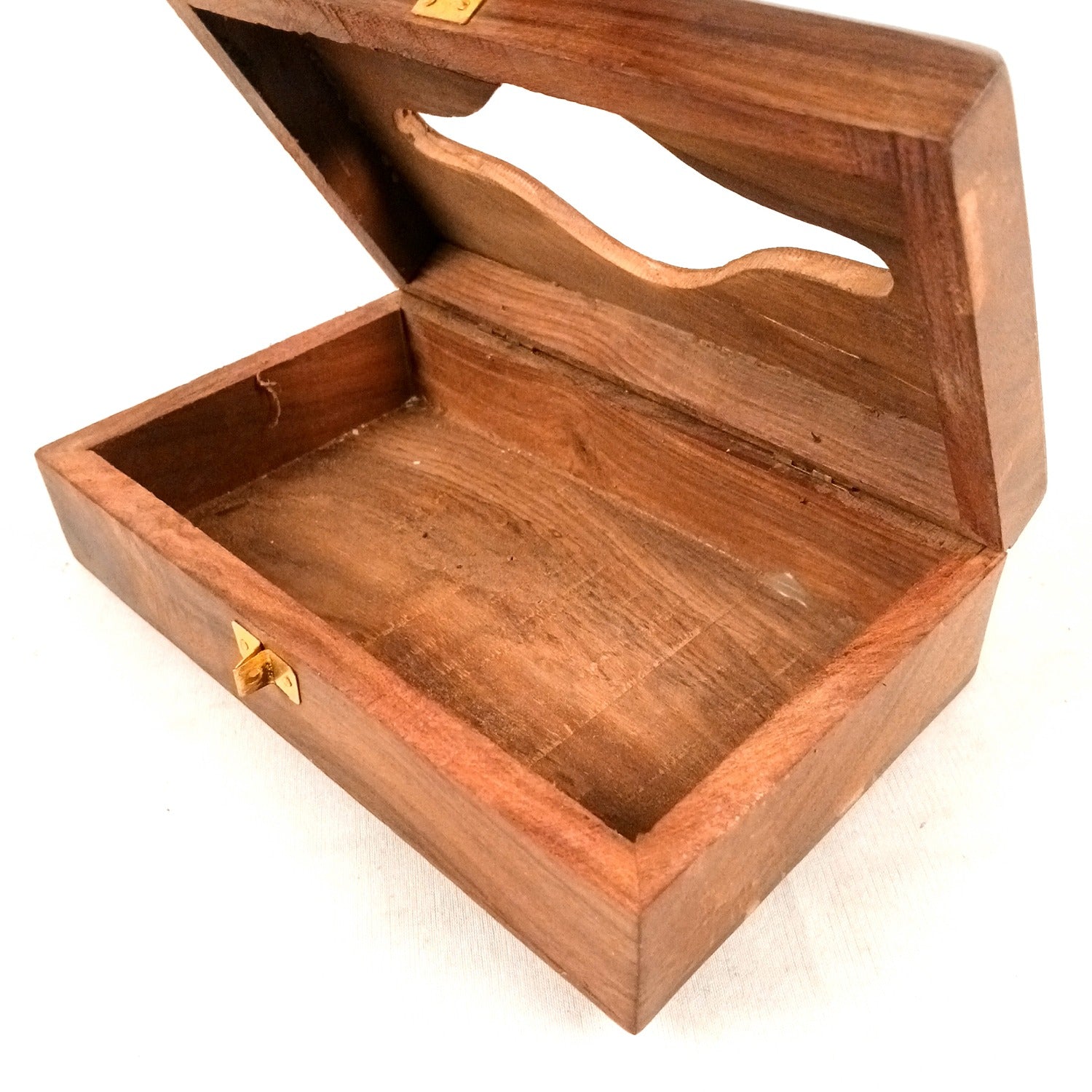 Wooden Napkin Holder | Handcrafted Wooden Tissue & Paper Napkin Stand for Dining Table, Kitchen & Home Decor | Decorative Table Organizer - 8 Inch - Apkamart