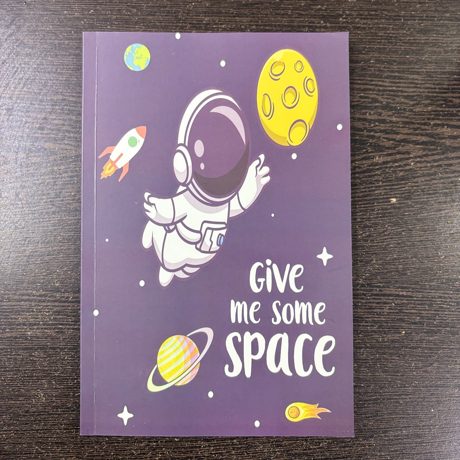 Astronaut Design Spiral Notebook with Pen Diary Notebook with Pen for Kids l School Stationery Notebook for Students Return Gift & Birthday Gift for Children - 8 Inch
