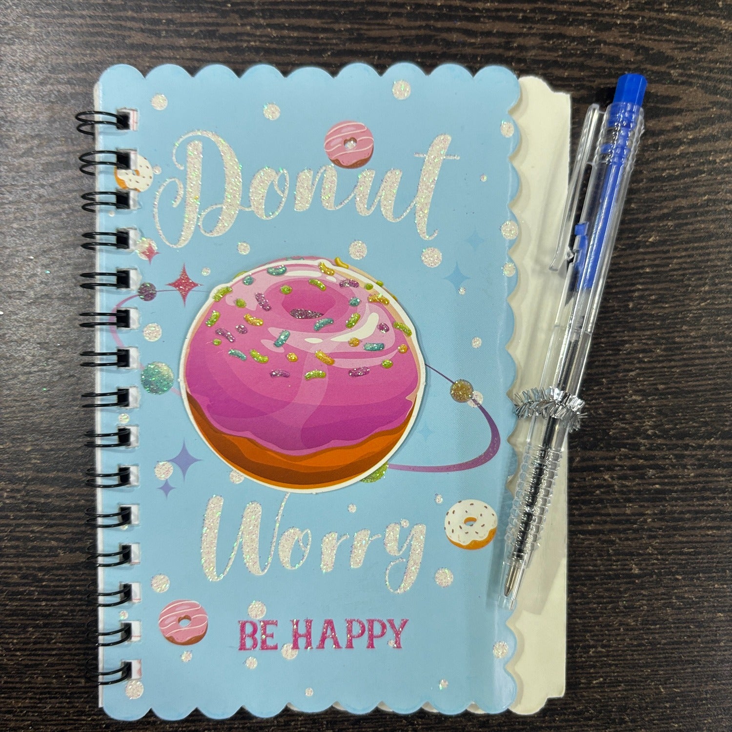 Colourful Spiral Notebook With Pen 30 Pages Students