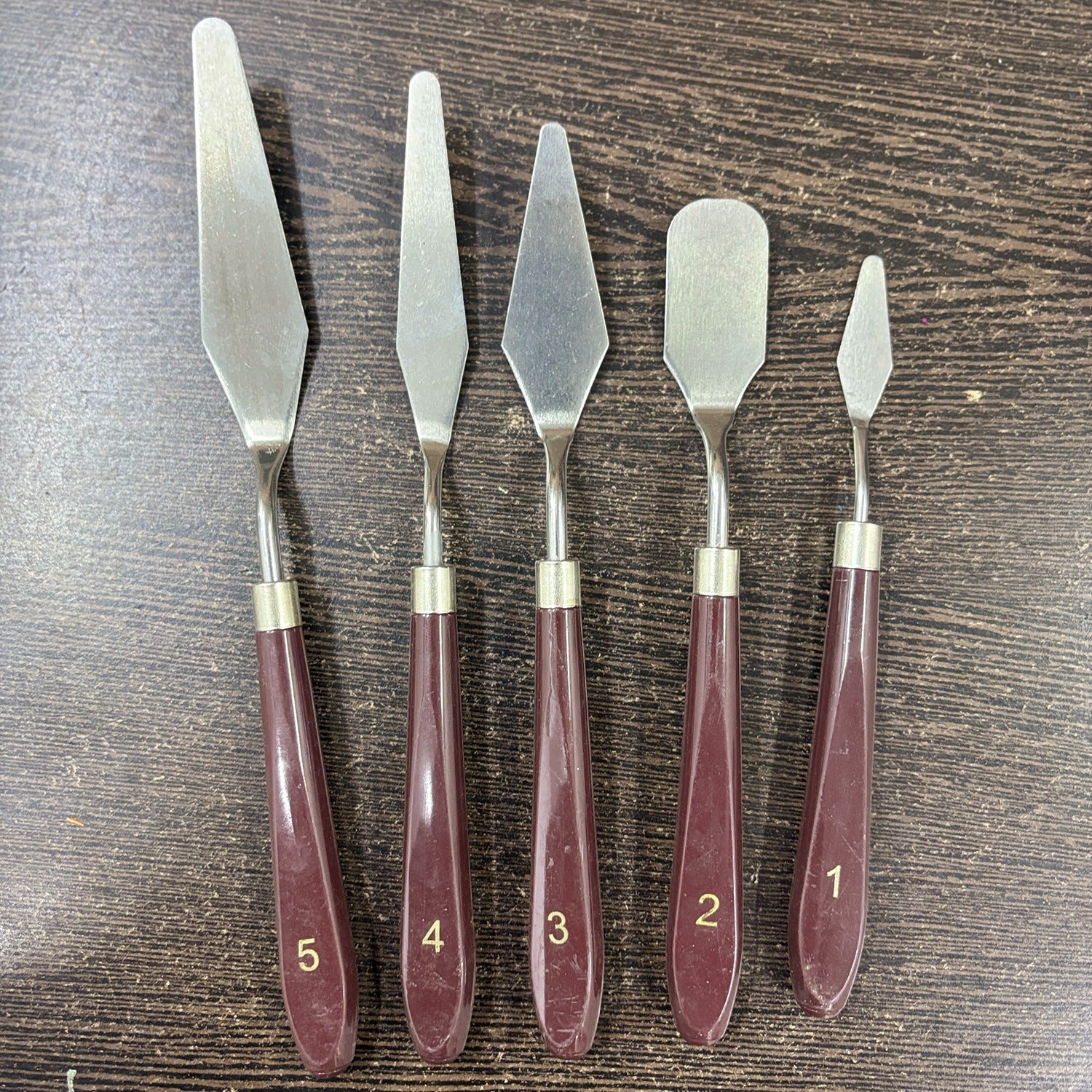 Palette Knives Set for Painting | Flexible Stainless-Steel Painting Knife Tools for Artists | Multi-Use Palette Knives | Ideal Craft Kit & Creative Return Gift - Apkamart
