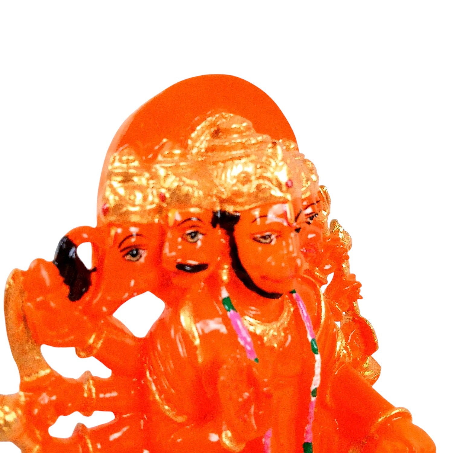Panchmukhi Hanuman Ji Statue | Panchmukha Hanuman Idol for Home, Pooja Room & Vastu | Religious Table Decor & Diwali Gift - 8 Inch - Apkamart