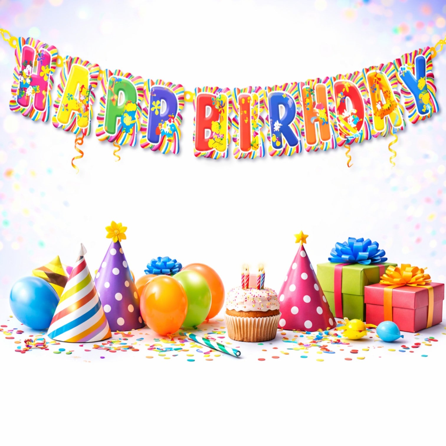 Happy Birthday Banner Large - Party Decoration - (Pack Of 1) - Apkamart