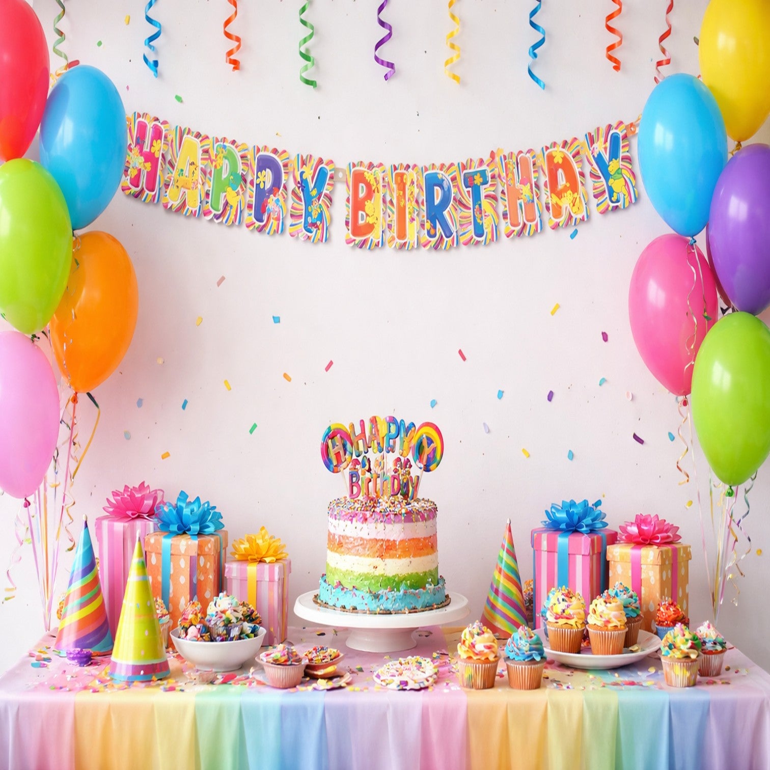 Happy Birthday Banner Large - Party Decoration - (Pack Of 1) - Apkamart