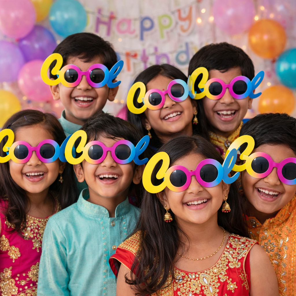 Party Cool Eyeglasses for Adults and Kids Fun Party Eyeglasses Stylish Eyeglasses for Birthdays Festivals Costume Parties Photo Booth and Celebration Accessories