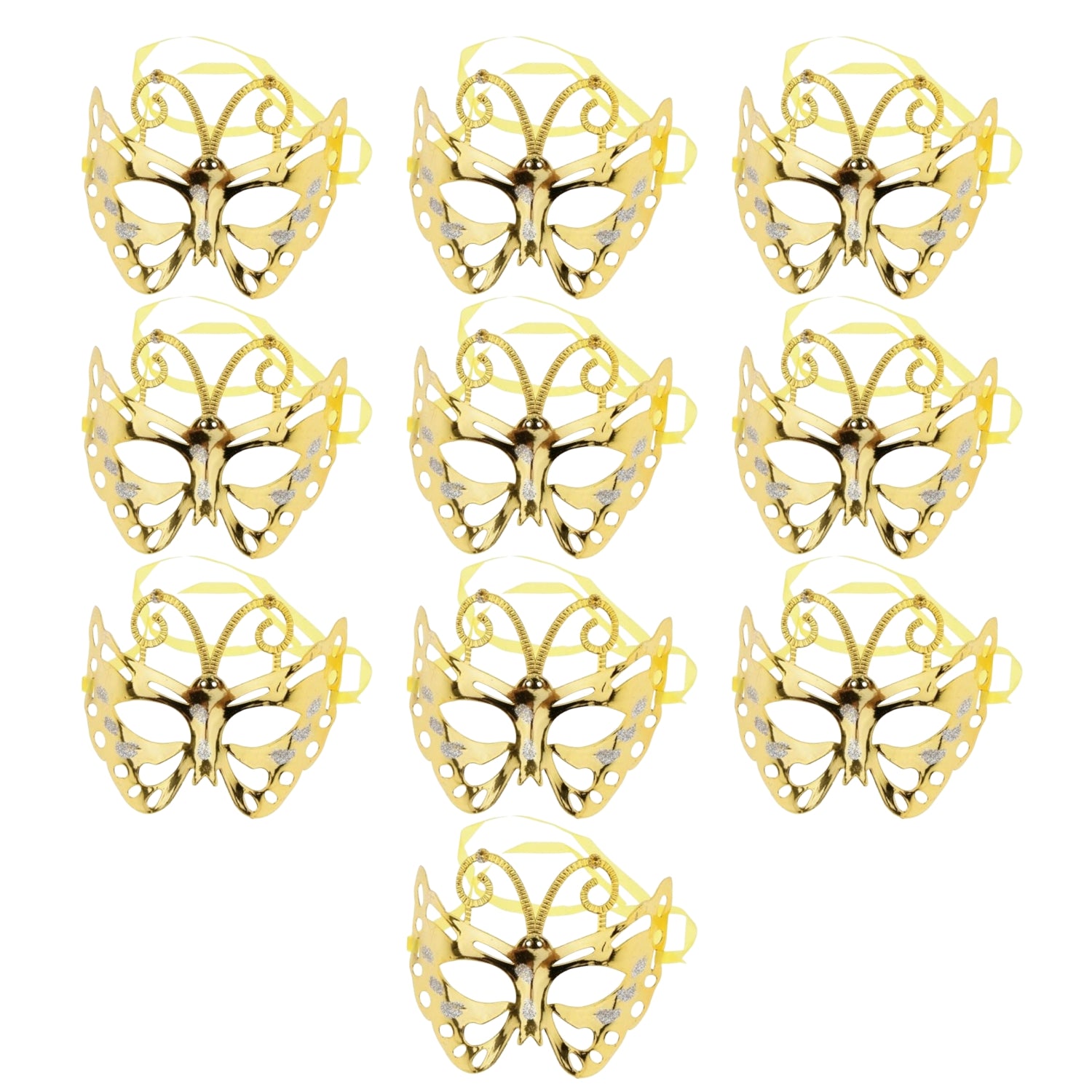 Party Mask for Kids Birthday Party | Fun Face Mask for Party Celebration & Fancy Dress - Apkamart #Style_Pack Of 10