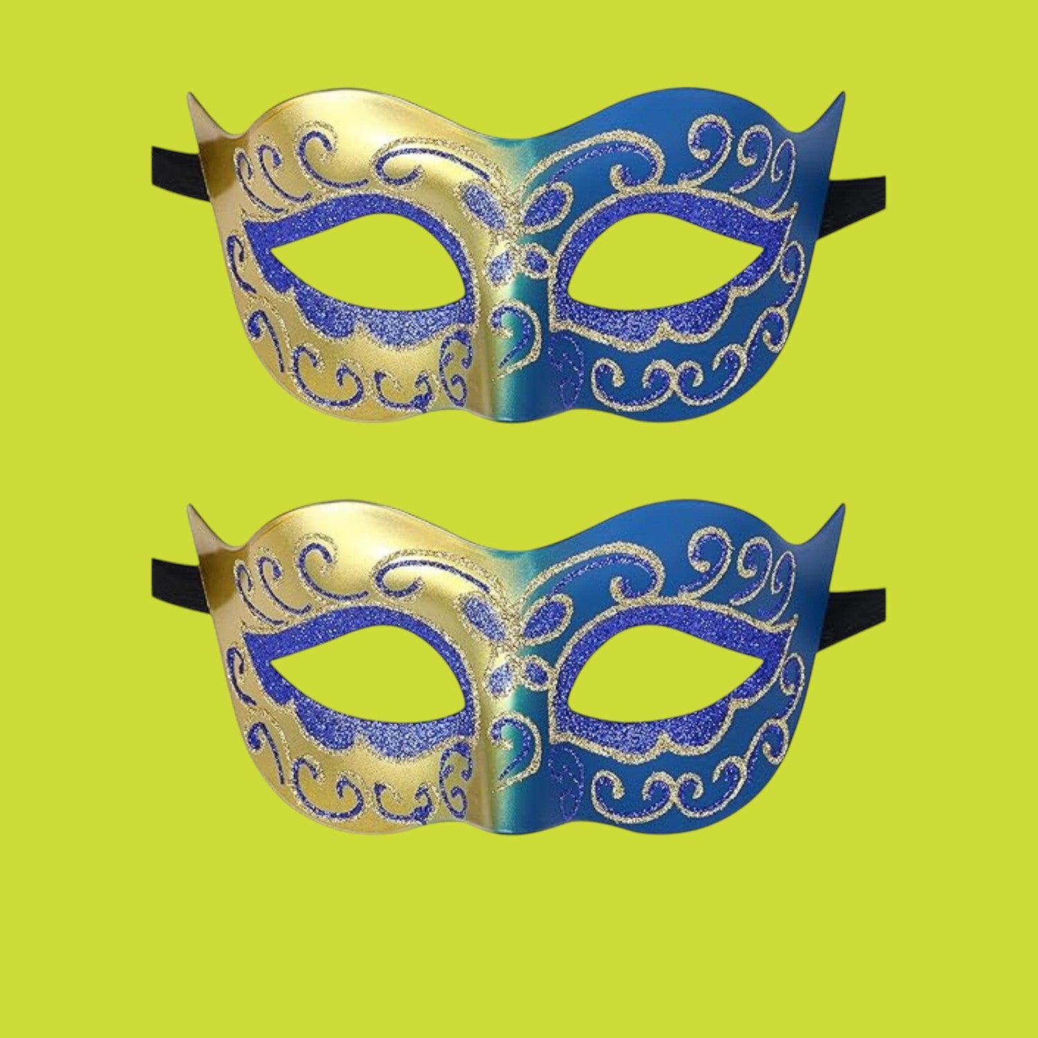 Party Mask for Kids | Birthday Party Face Mask for Party Celebration & Photos - (Pack Of 2) - Apkamart