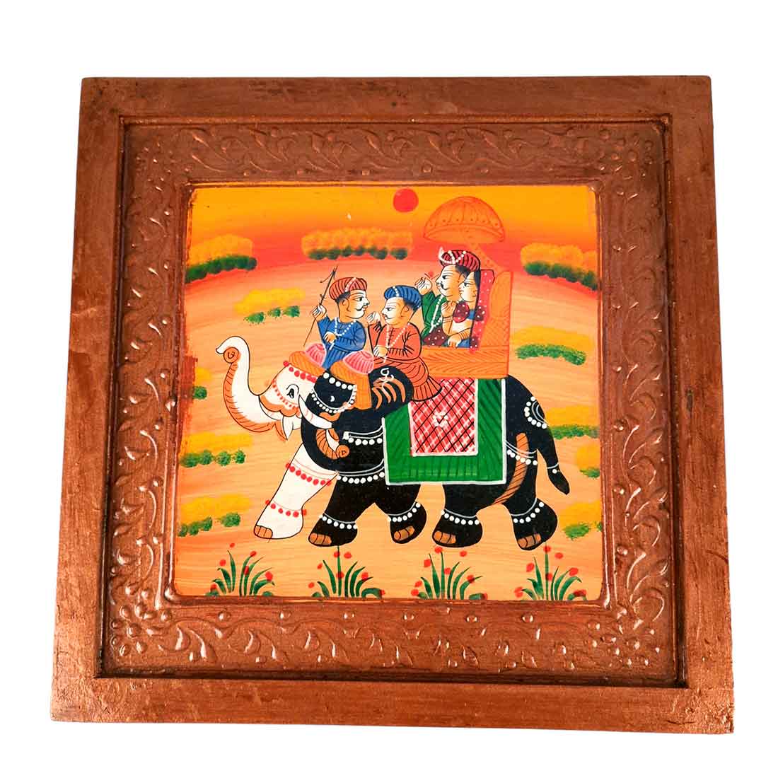 Side Table Wooden | End Table Stool - for Sitting, Keeping Lamp. Plants, Showpiece, Home Decor & Gifts - 15 Inch- Apkamart