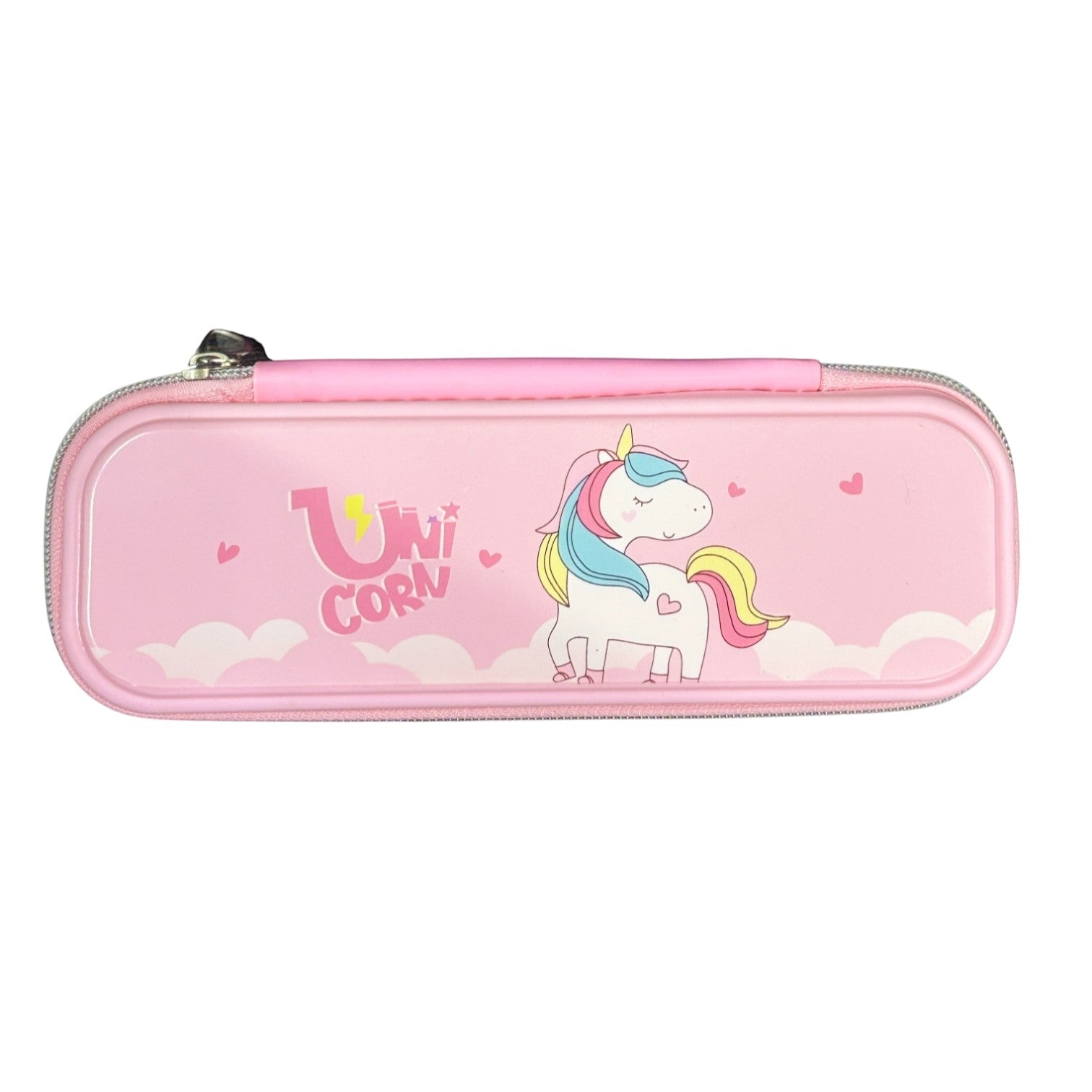 Cartoon Print Pencil Pouch For Kids Durable Stationery - Apkamart