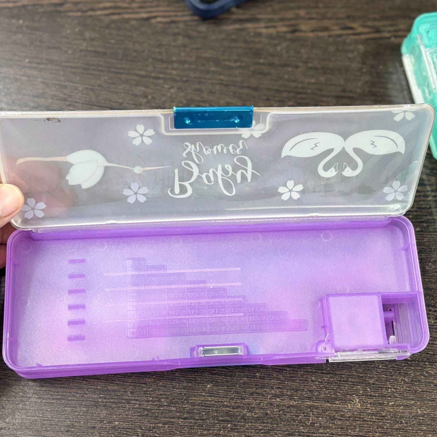 Magnetic Pencil Box Kids Dual Compartments School - Apkamart