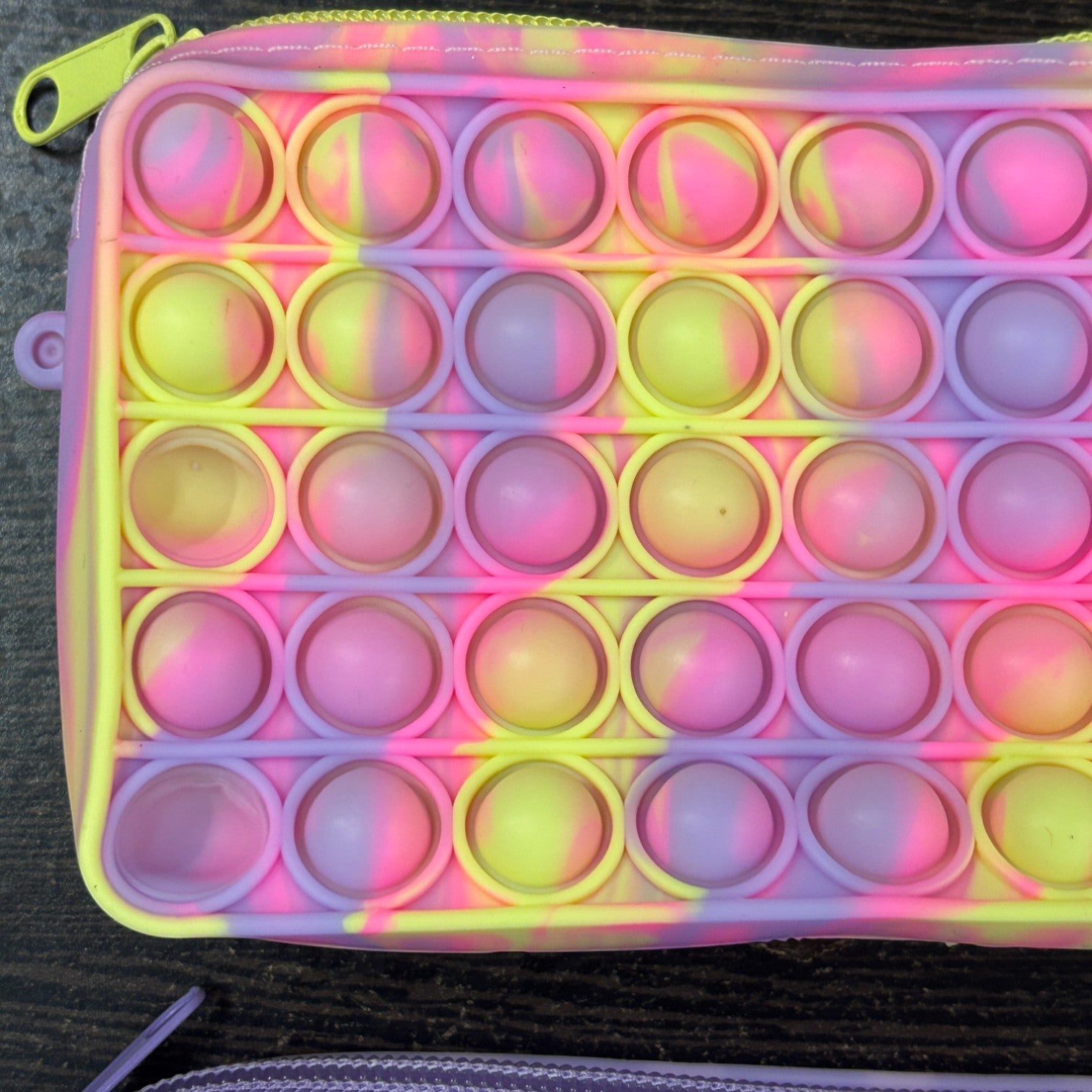 Pop It Pencil Box Fun Design Stationery For Kids - Apkamart