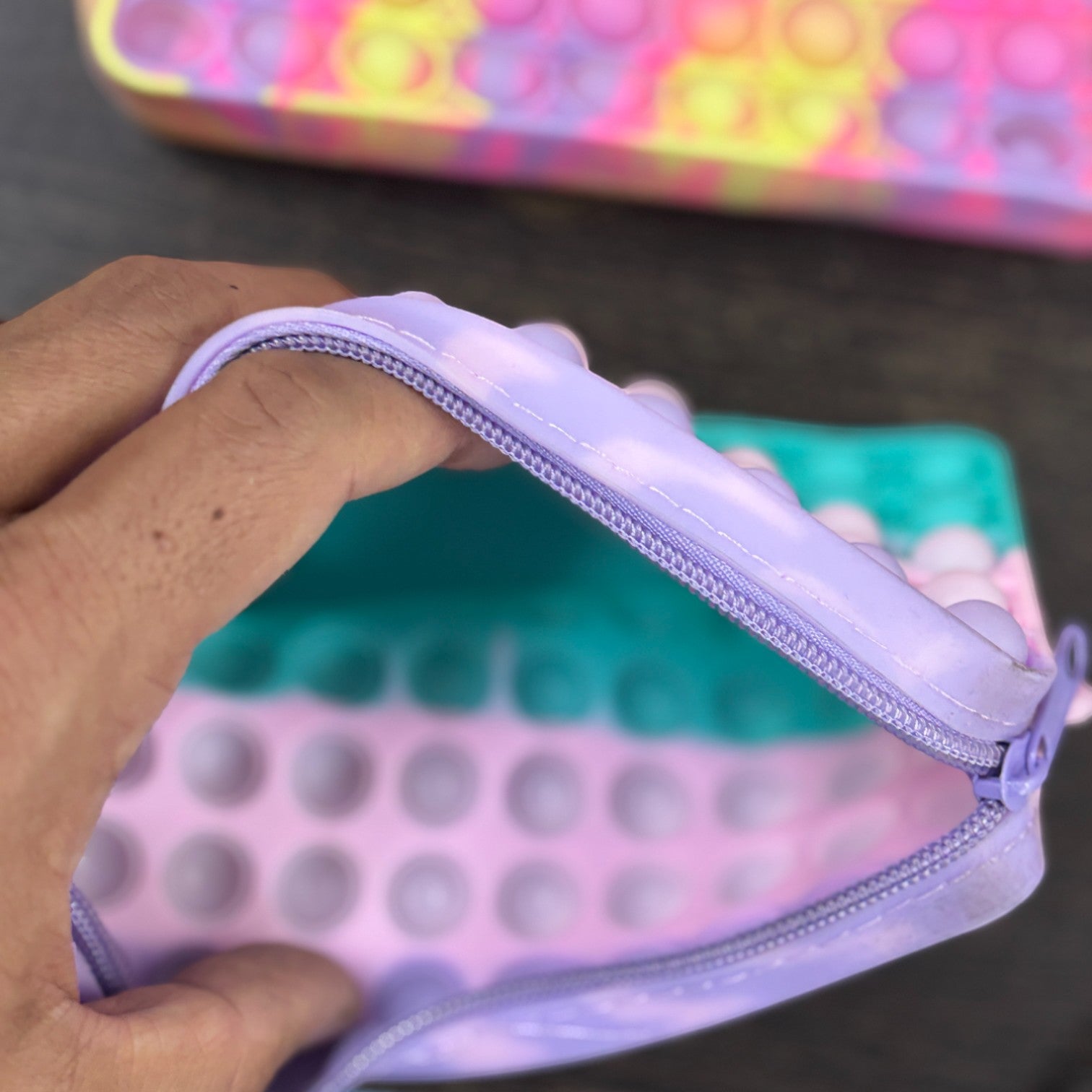 Pop It Pencil Box Fun Design Stationery For Kids - Apkamart