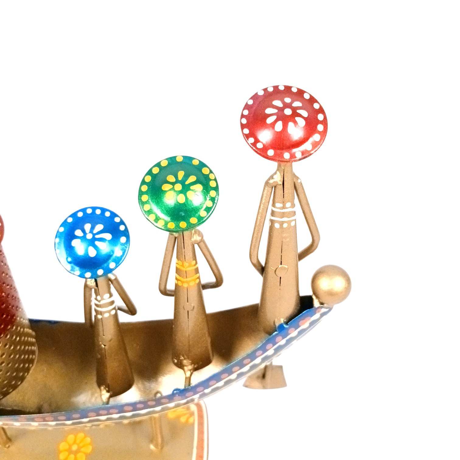 Pen Holder | Boat Shaped Desk Organizer for Office, Study Table & Home Decor | Stylish Pen Stand for Stationery Storage - 9 Inch - Apkamart