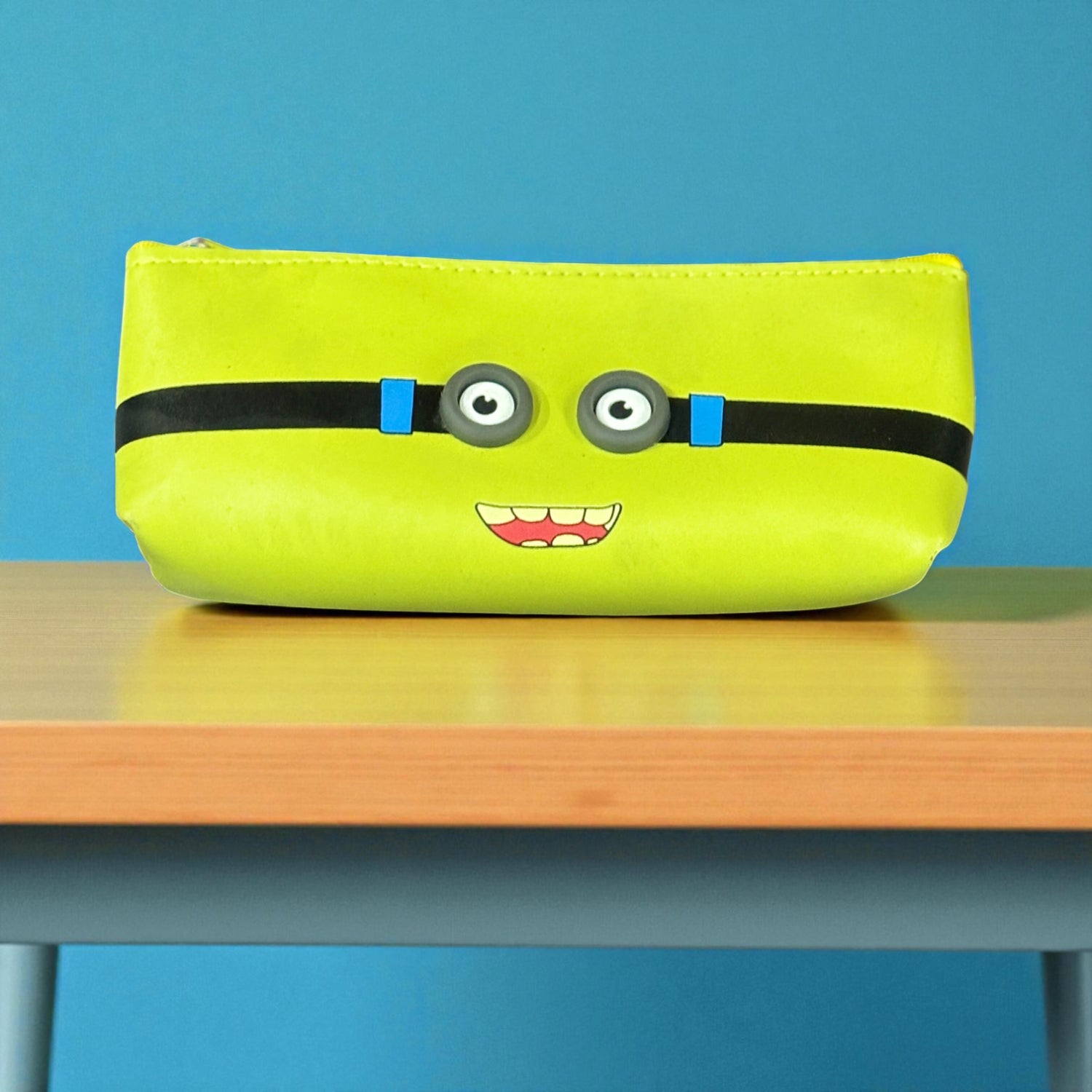 Pencil Stationery Pouch Kit for Kids | Spacious School Pencil Case | Durable Zip Pouch for Pens, Pencils, Eraser & Supplies | Cute Cartoon Design for Boys & Girls - Apkamart