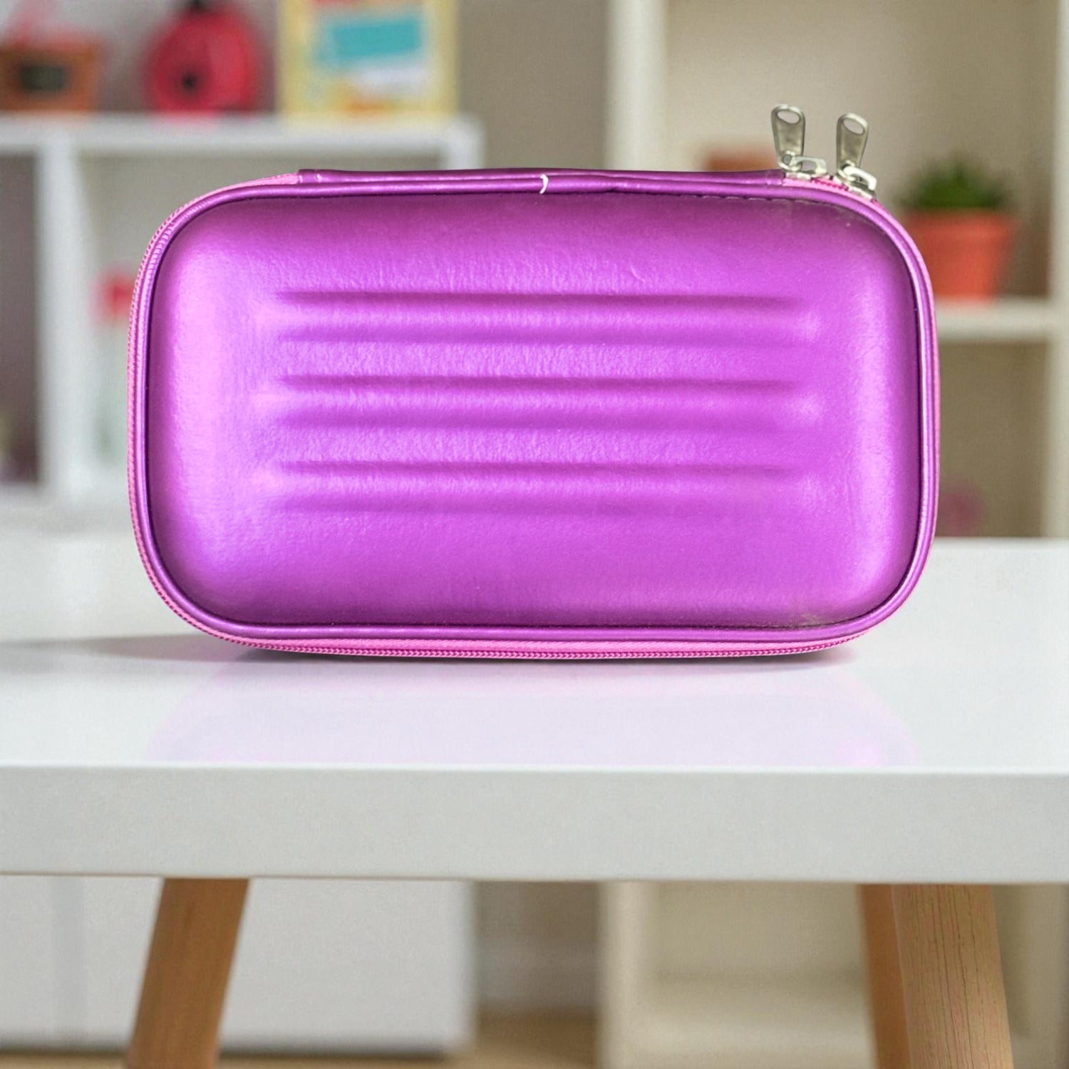 Kids Stationery Pencil Pouch | Cartoon Print Multi-Purpose School Pouch for Boys & Girls | Pen & Pencil Organizer Bag - Apkamart