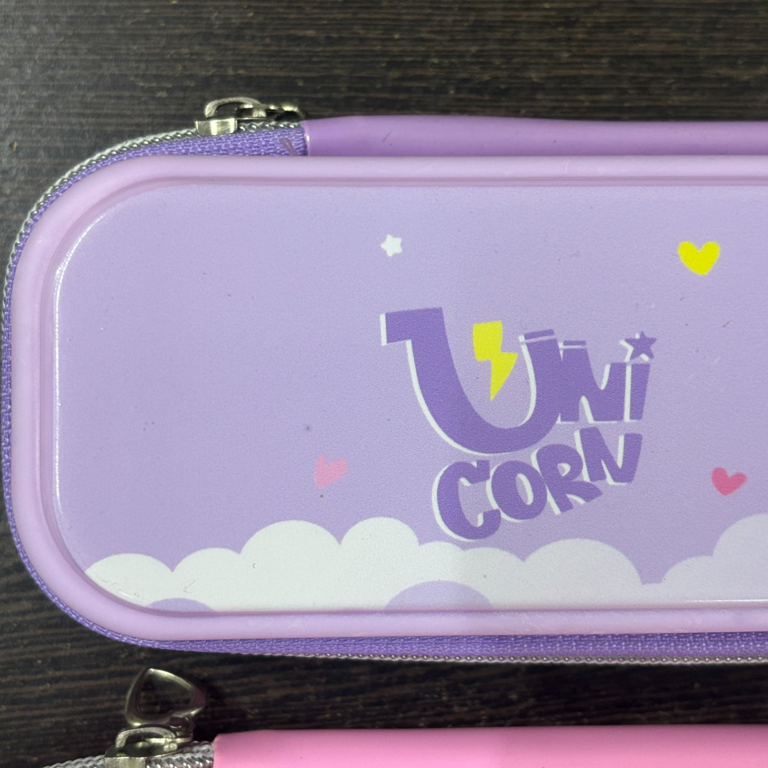 Cartoon Print Pencil Pouch for Kids | Durable Stationery Organizer for School Supplies | Zip Closure Pouch for Pens, Pencils & Colors - Apkamart