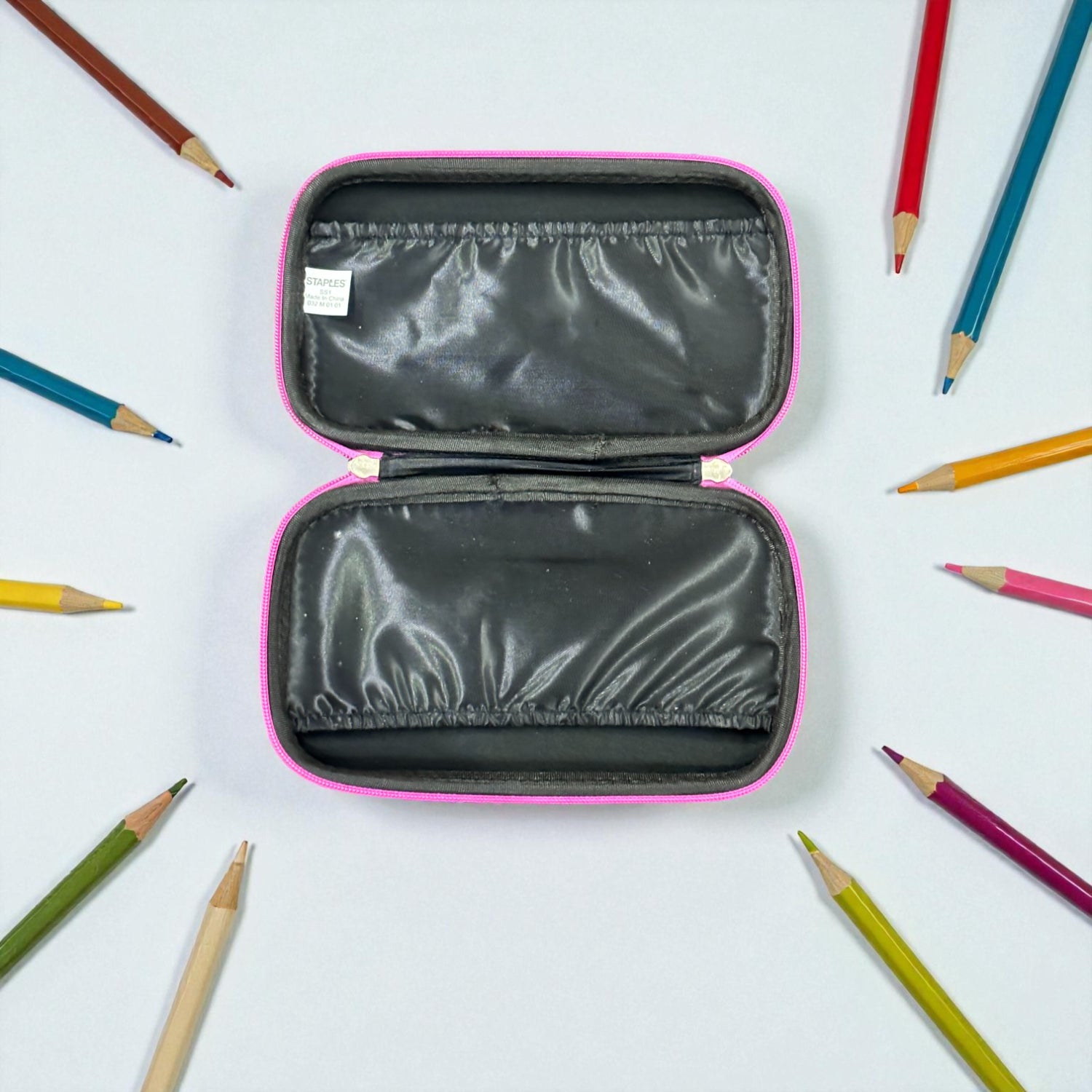 Kids Stationery Pencil Pouch | Cartoon Print Multi-Purpose School Pouch for Boys & Girls | Pen & Pencil Organizer Bag - Apkamart