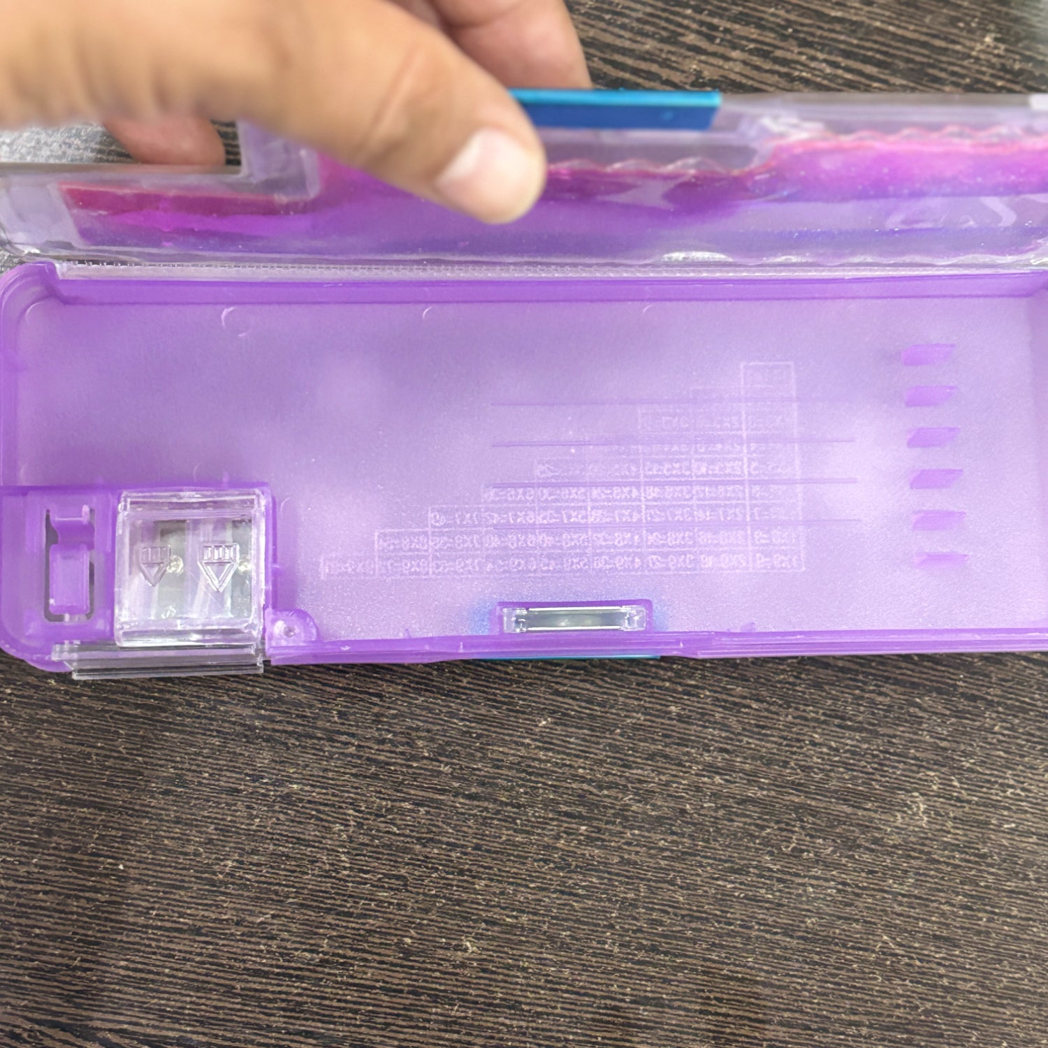 Kids Magnetic Pencil Box | Durable Stationery Organizer with Dual Compartments, Sharpener & Scale | Cute School Box for Boys & Girls - Apkamart