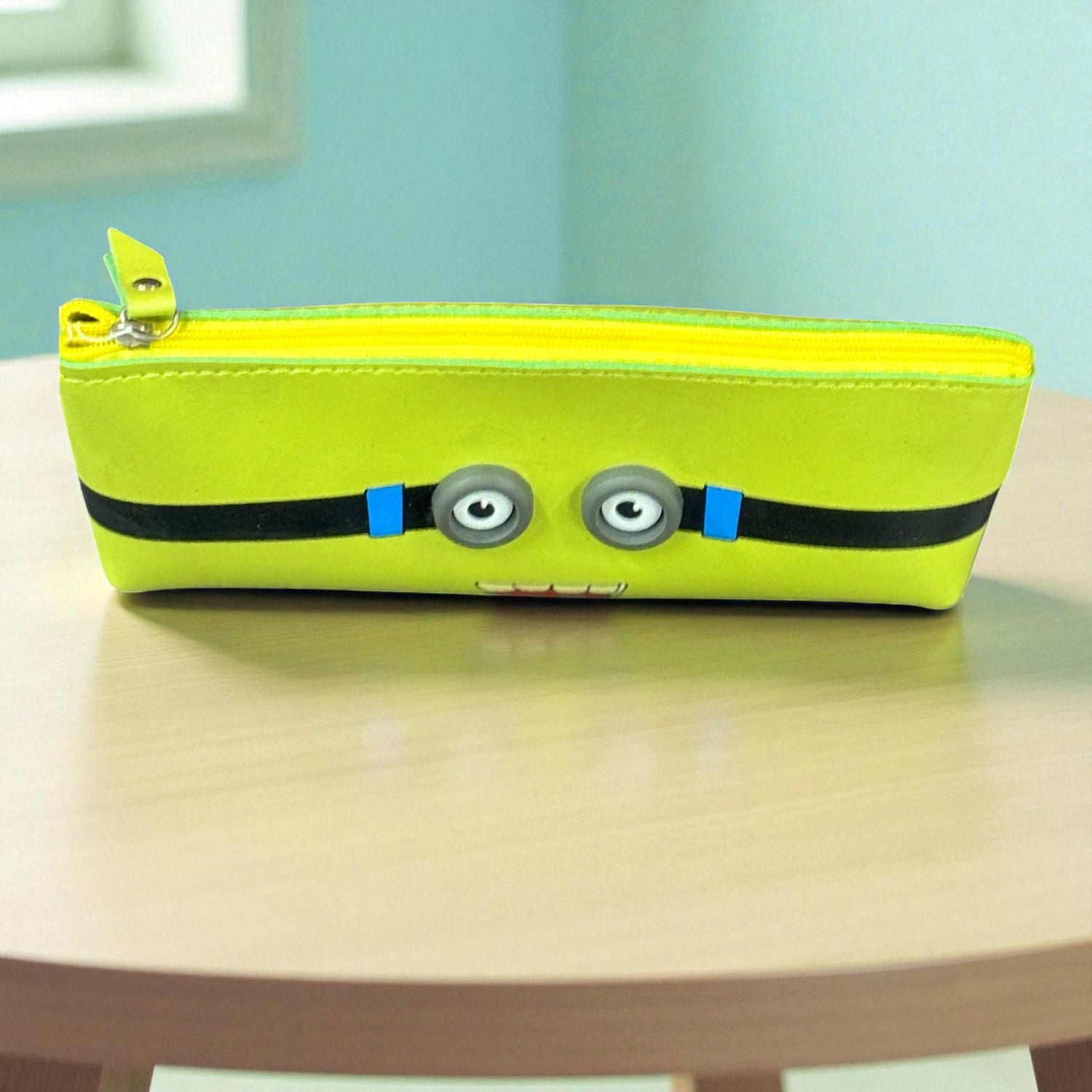 Pencil Stationery Pouch Kit for Kids | Spacious School Pencil Case | Durable Zip Pouch for Pens, Pencils, Eraser & Supplies | Cute Cartoon Design for Boys & Girls - Apkamart